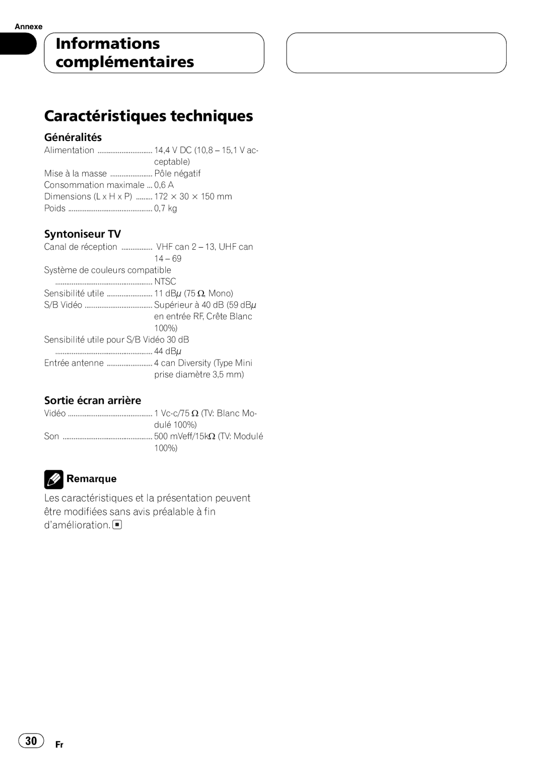 Pioneer GEX-P5700TV operation manual 