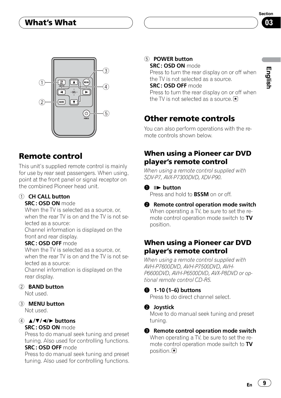 Pioneer GEX-P5700TV operation manual 