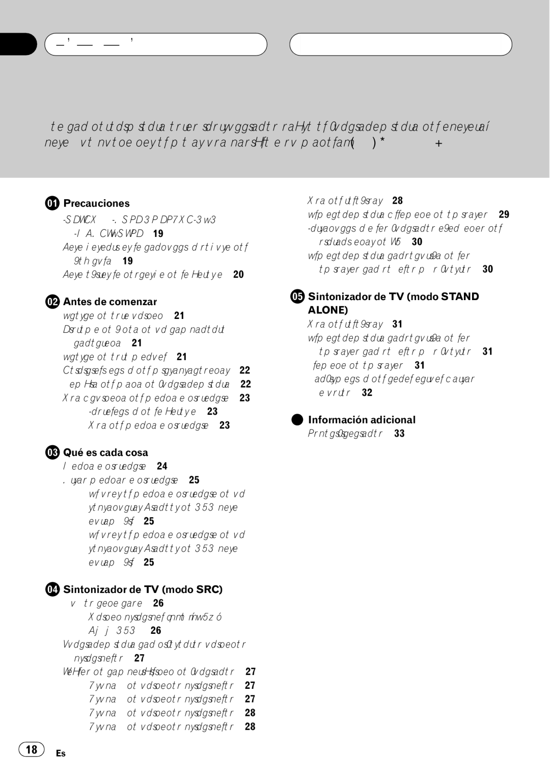 Pioneer GEX-P5750TV operation manual + % 