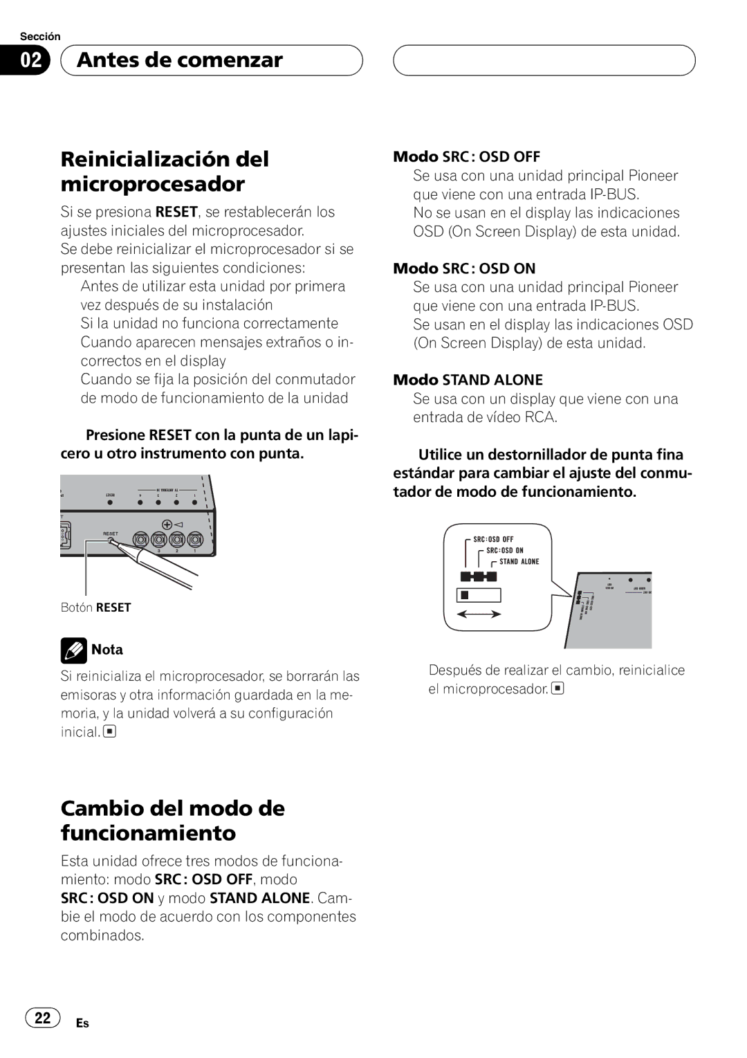 Pioneer GEX-P5750TV operation manual 