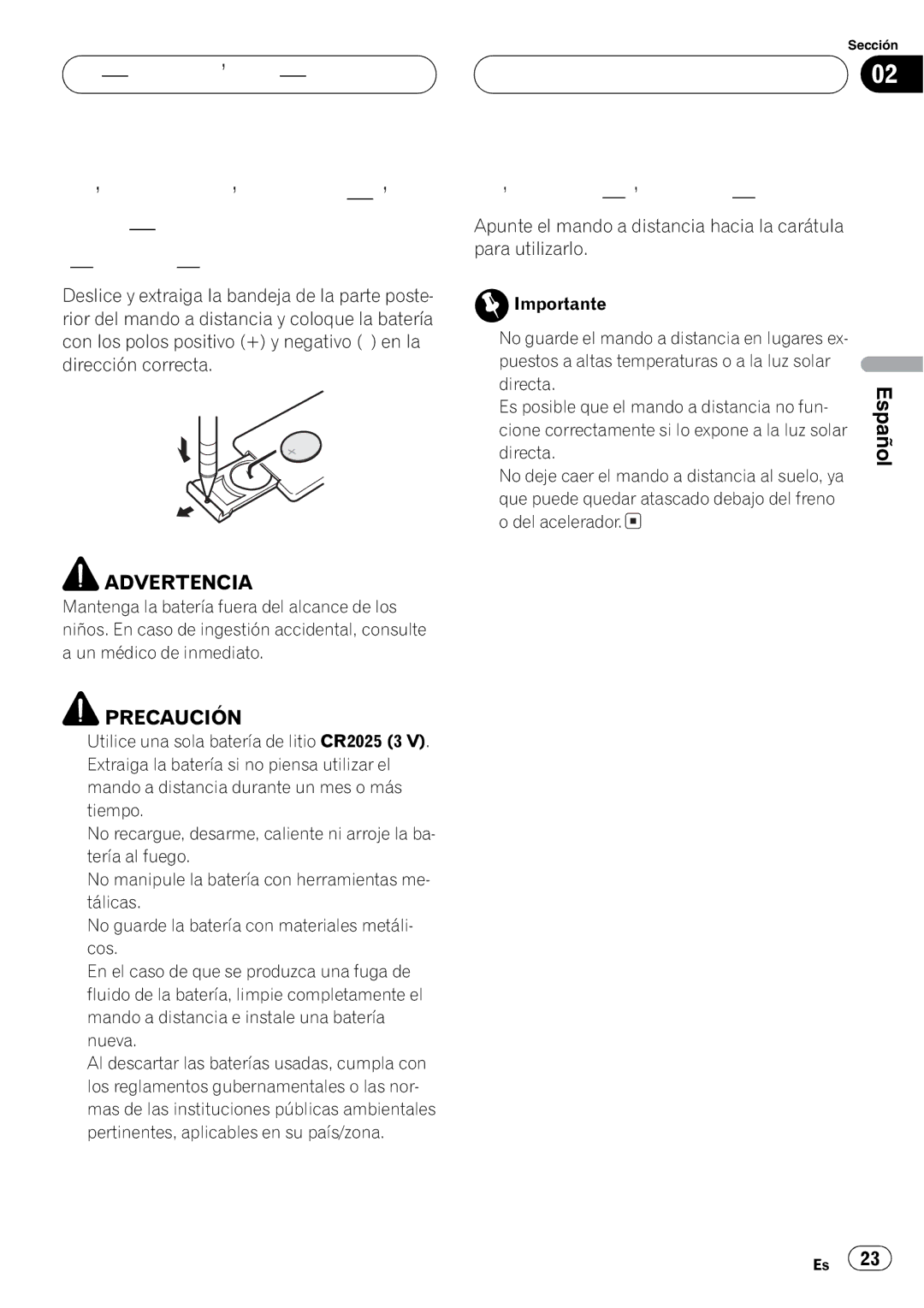 Pioneer GEX-P5750TV operation manual + % 