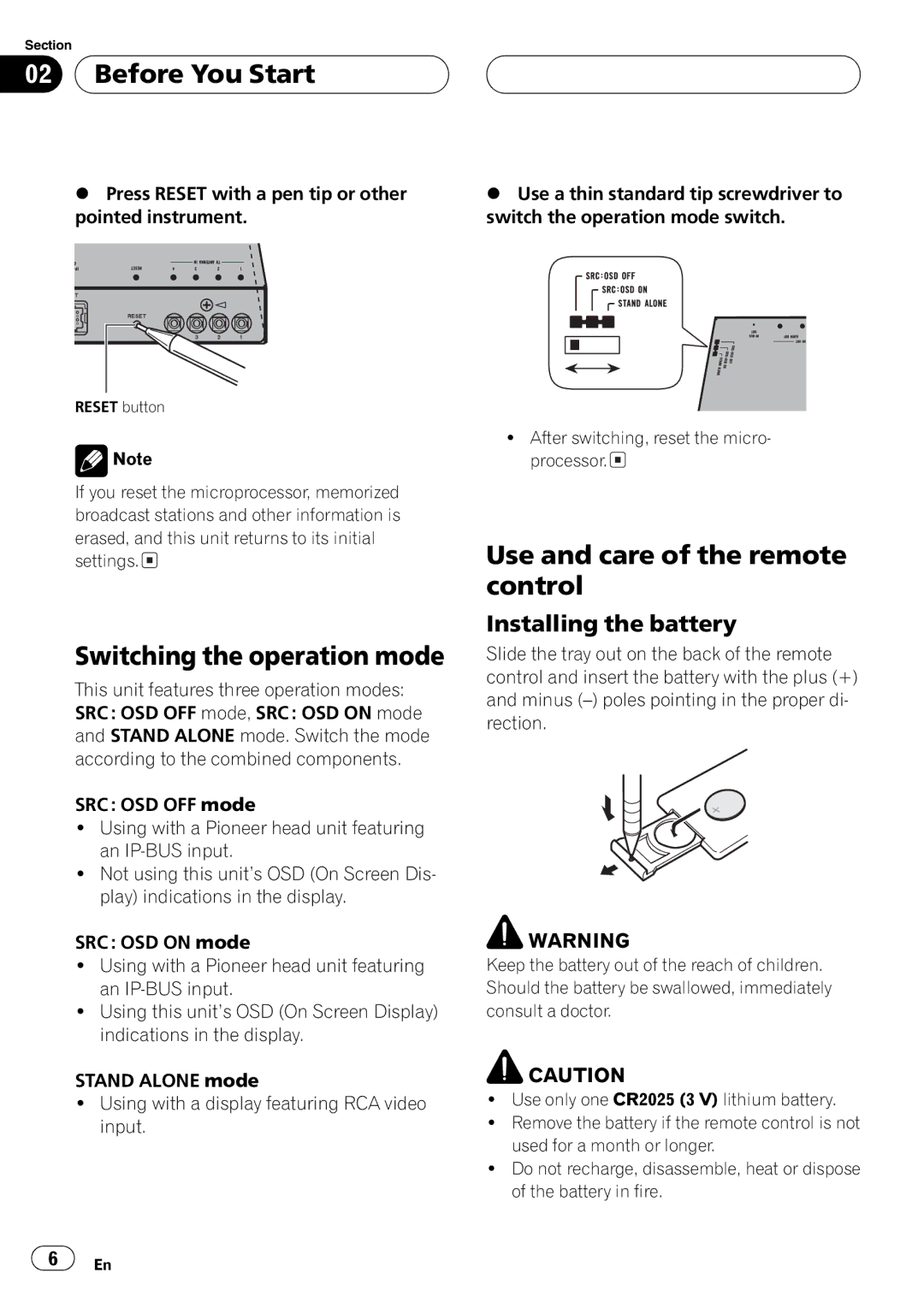 Pioneer GEX-P5750TV operation manual 