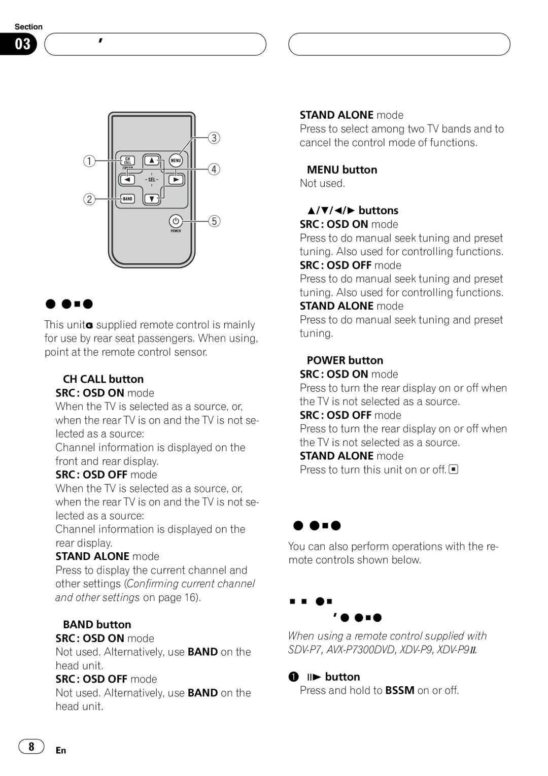 Pioneer GEX-P5750TV operation manual 