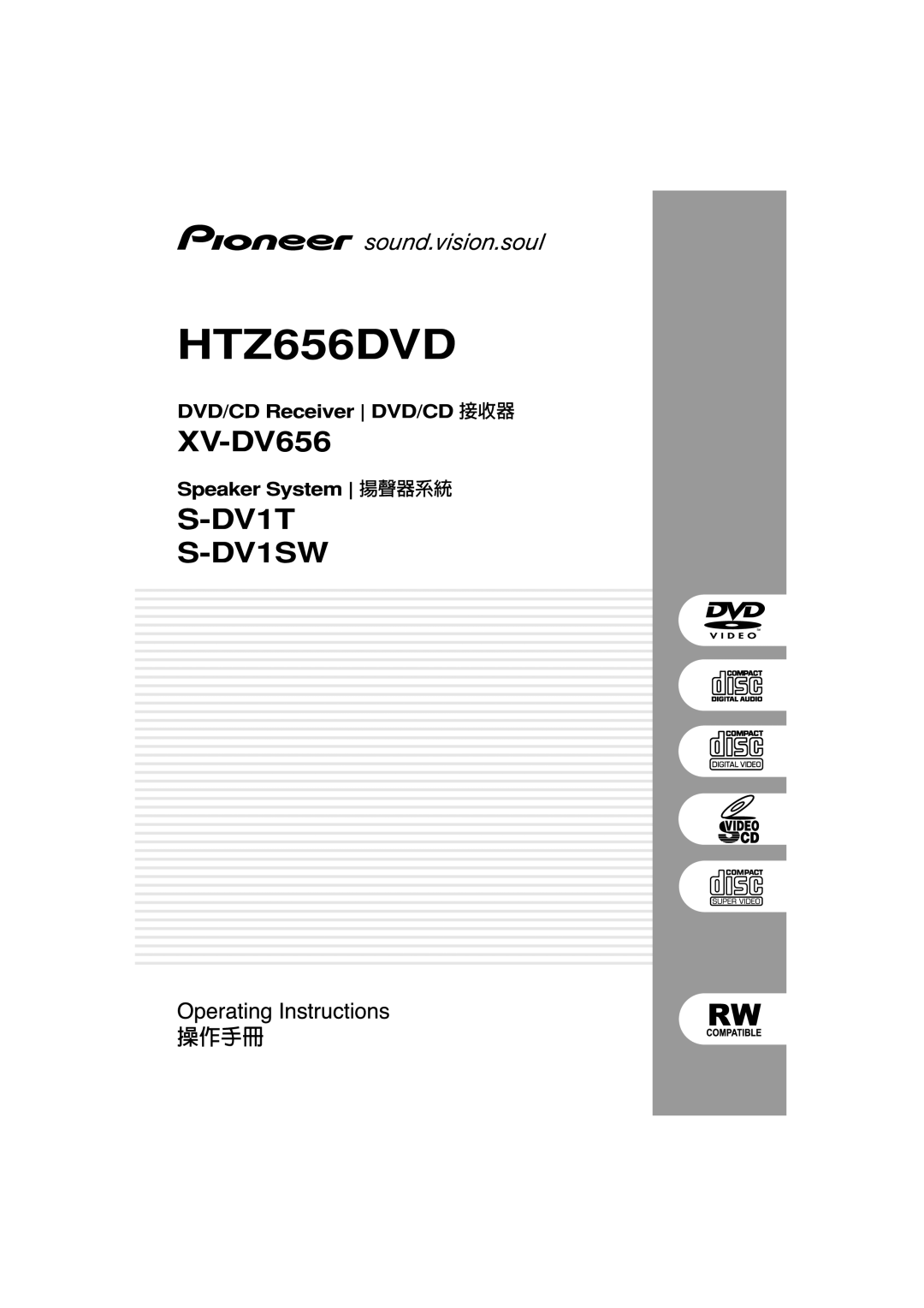 Pioneer HTZ656DVD manual 