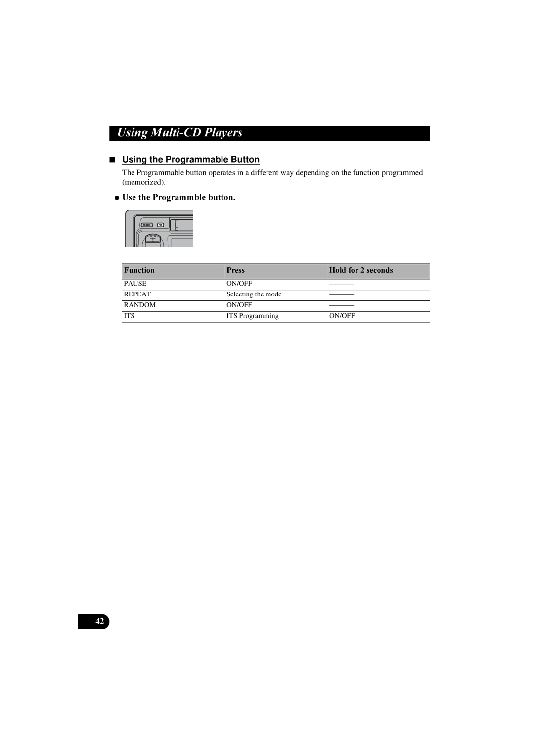 Pioneer KEH-P2830R, KEH-P2800R operation manual Using the Programmable Button, 8VHWKH3URJUDPPEOHEXWWRQ 