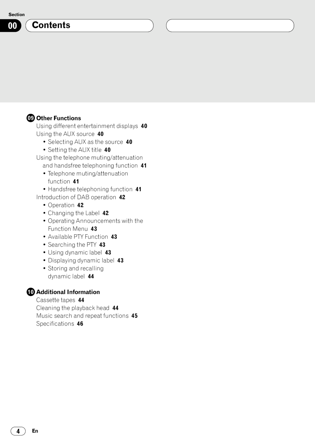 Pioneer KEH-P7020R operation manual Other Functions, Additional Information 