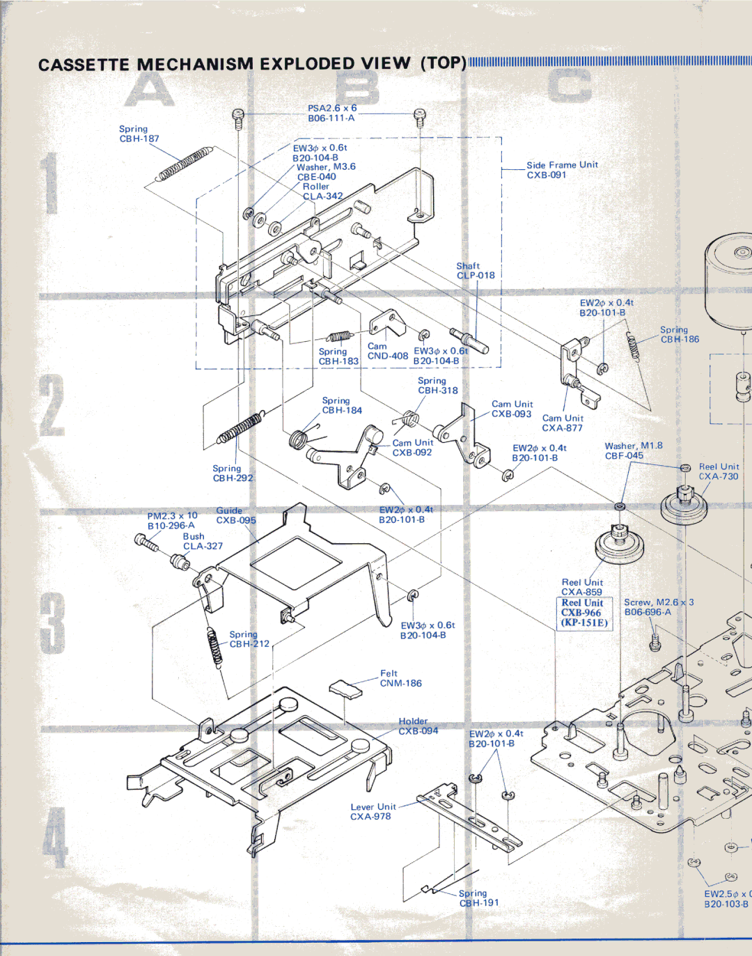 Pioneer KP-4400A, KP-410A, KP-4000A, KP-4300A, KP-250, KP-212, KP-4900A, KP-151, 08118-65707, 08118-65708 manual 