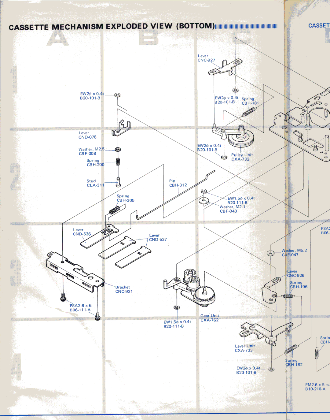 Pioneer KP-250, KP-410A, KP-4000A, KP-4300A, KP-4400A, KP-212, KP-4900A, KP-151, 08118-65707, 08118-65708 manual 