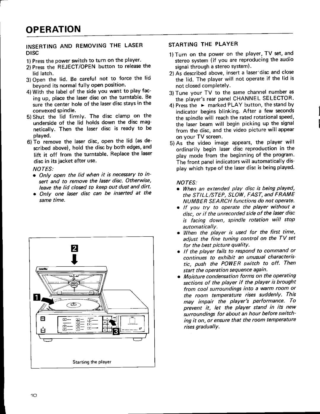 Pioneer LD-1100 manual 