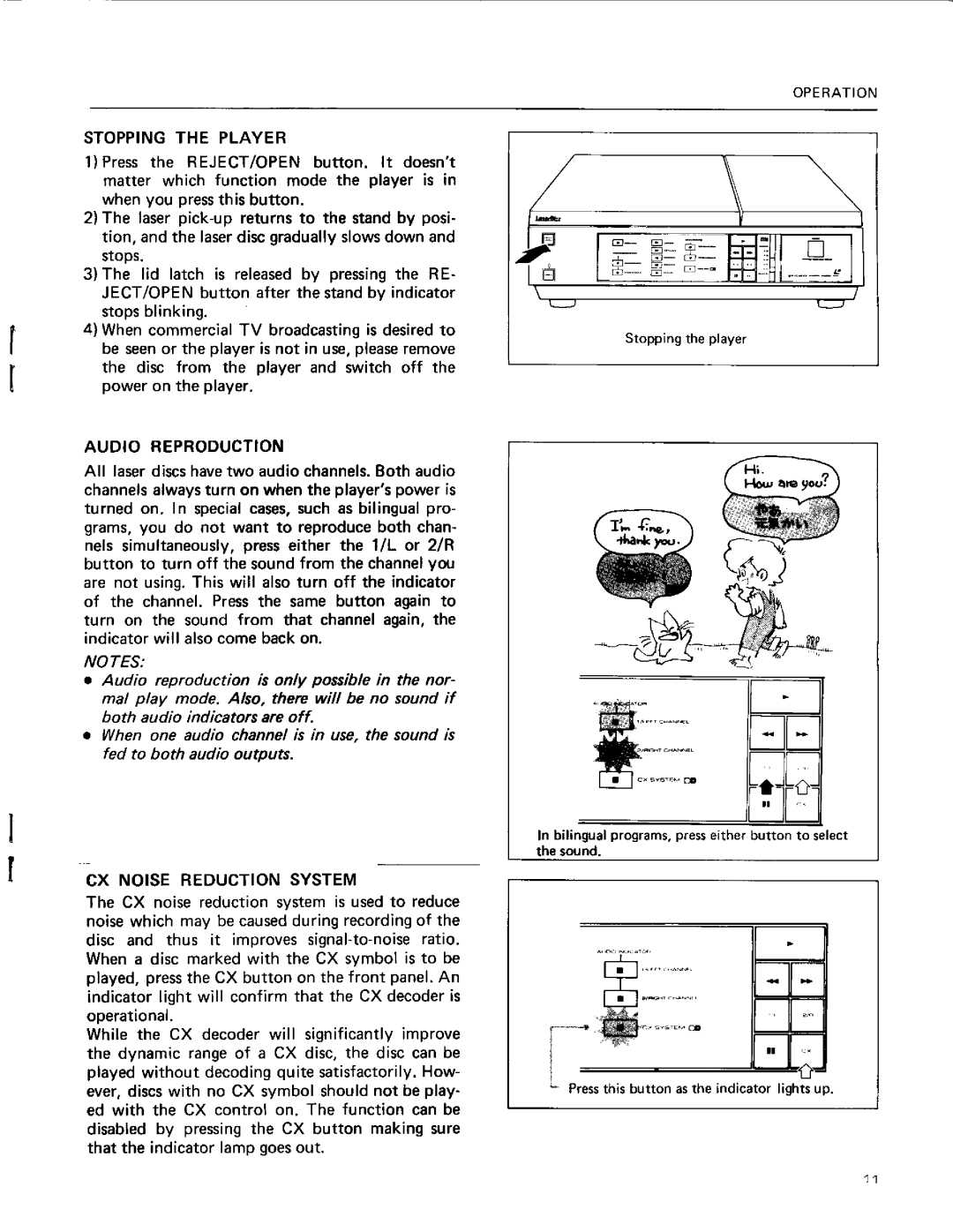 Pioneer LD-1100 manual 