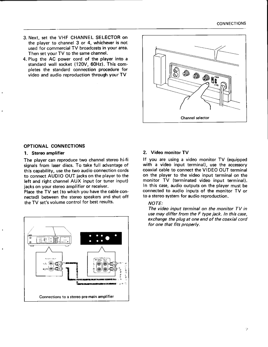 Pioneer LD-1100 manual 