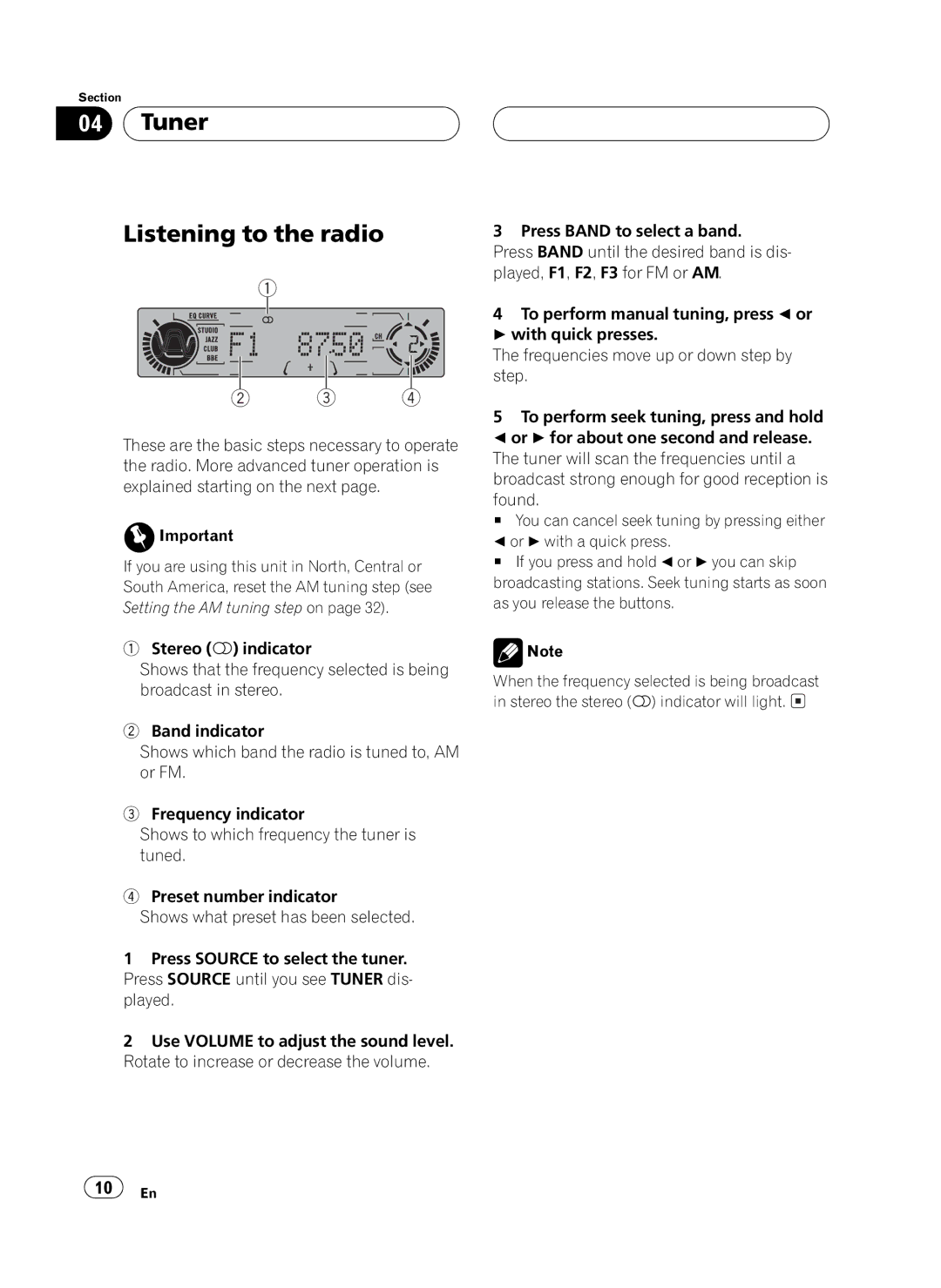 Pioneer MEH-P6550 operation manual 