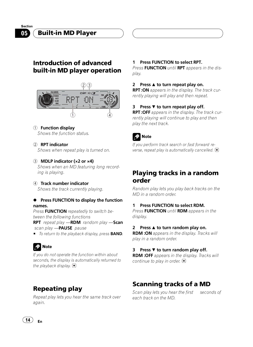 Pioneer MEH-P6550 operation manual 