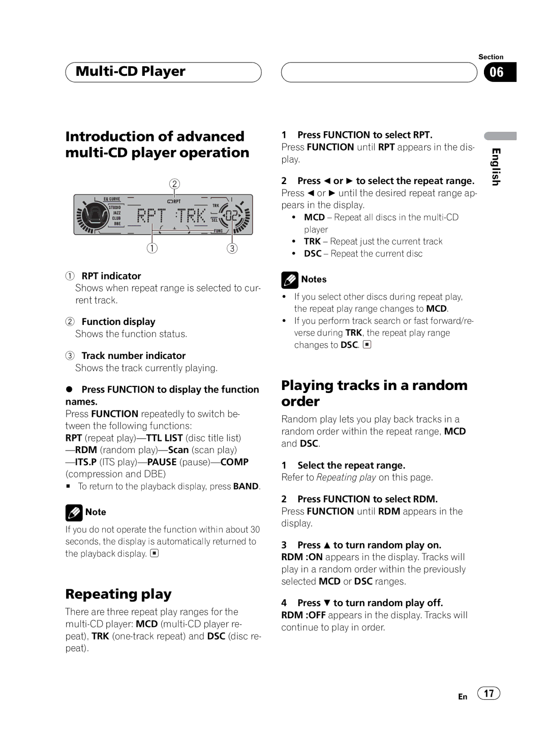 Pioneer MEH-P6550 operation manual 