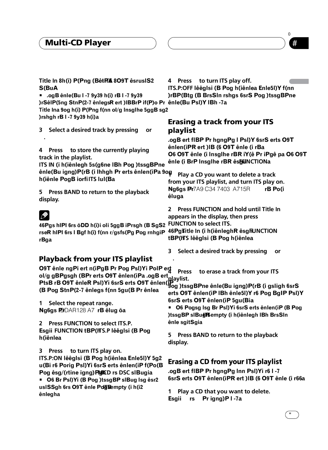 Pioneer MEH-P6550 operation manual 