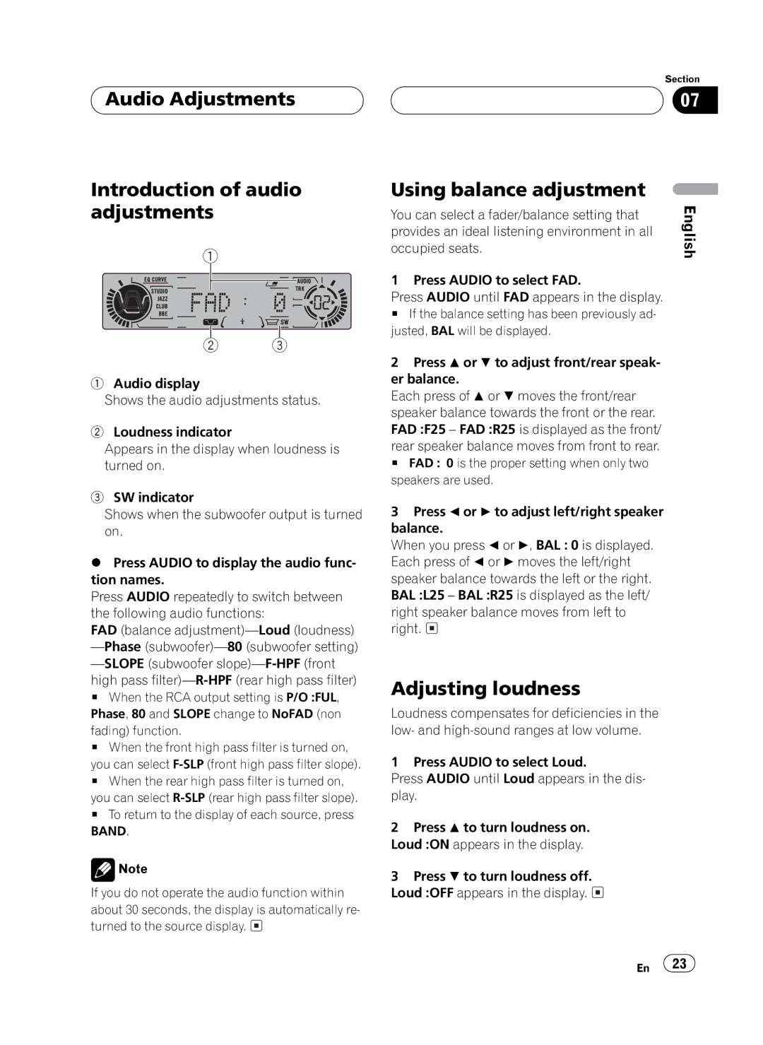 Pioneer MEH-P6550 operation manual 