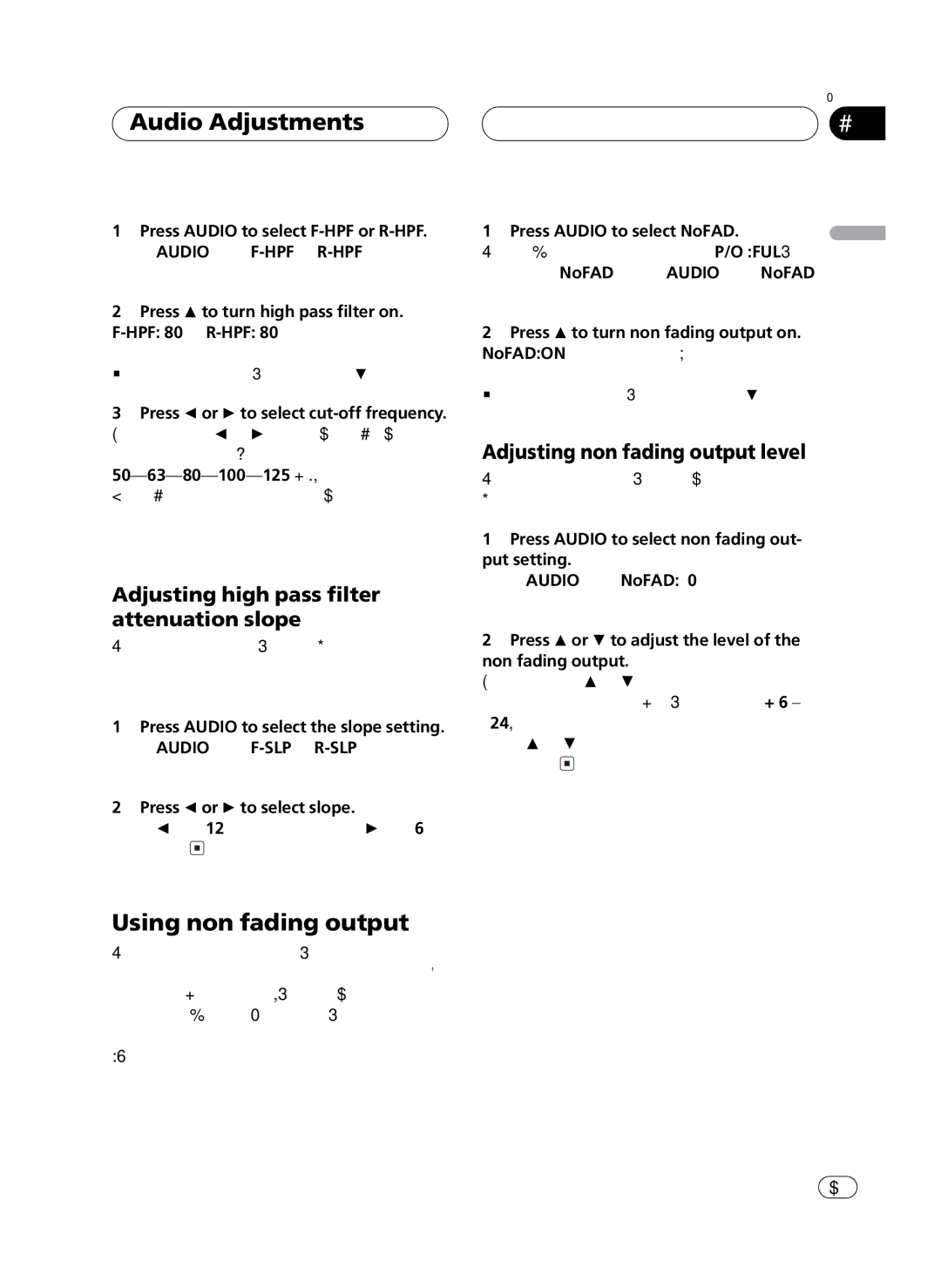 Pioneer MEH-P6550 operation manual 