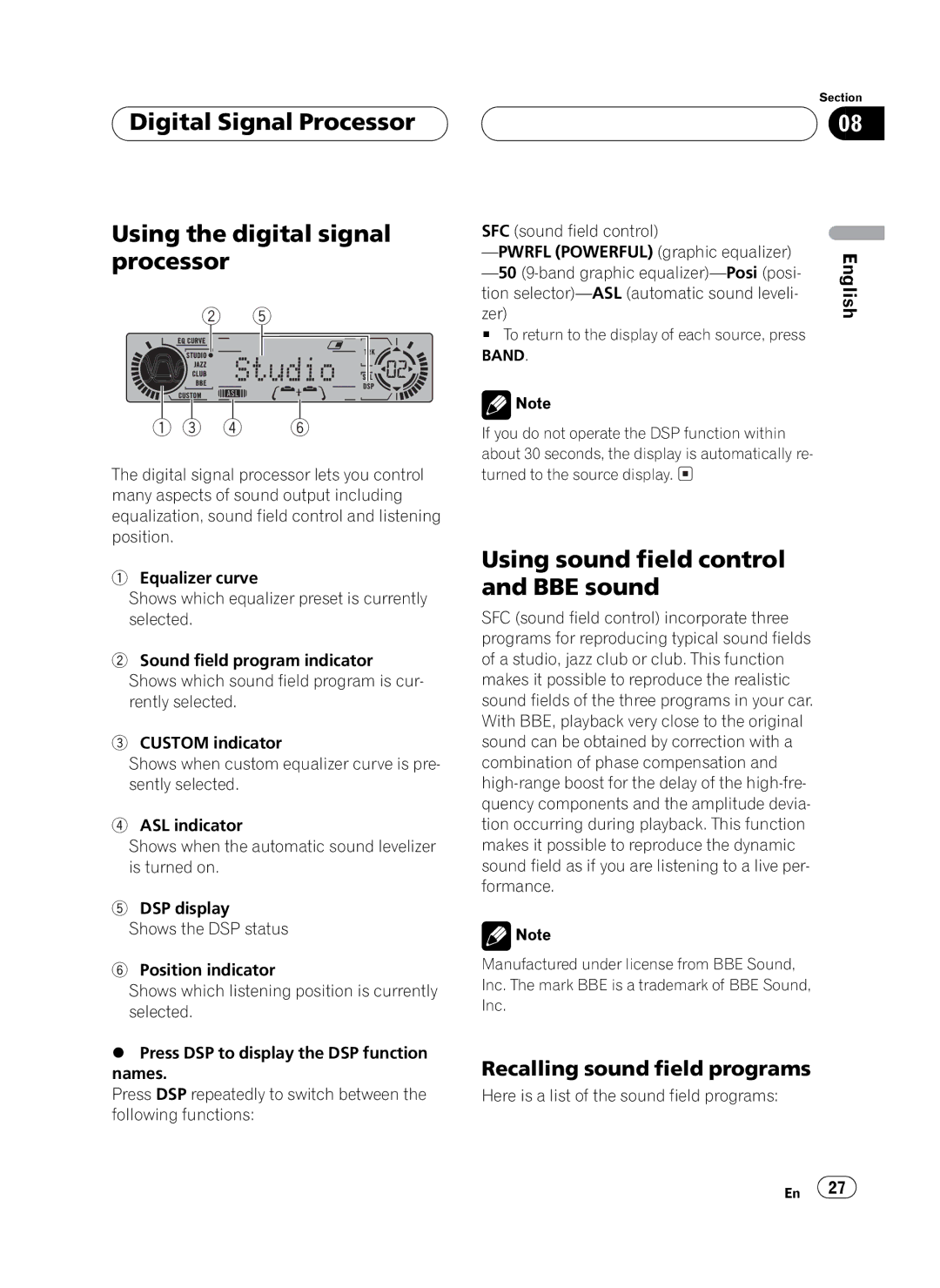 Pioneer MEH-P6550 operation manual 