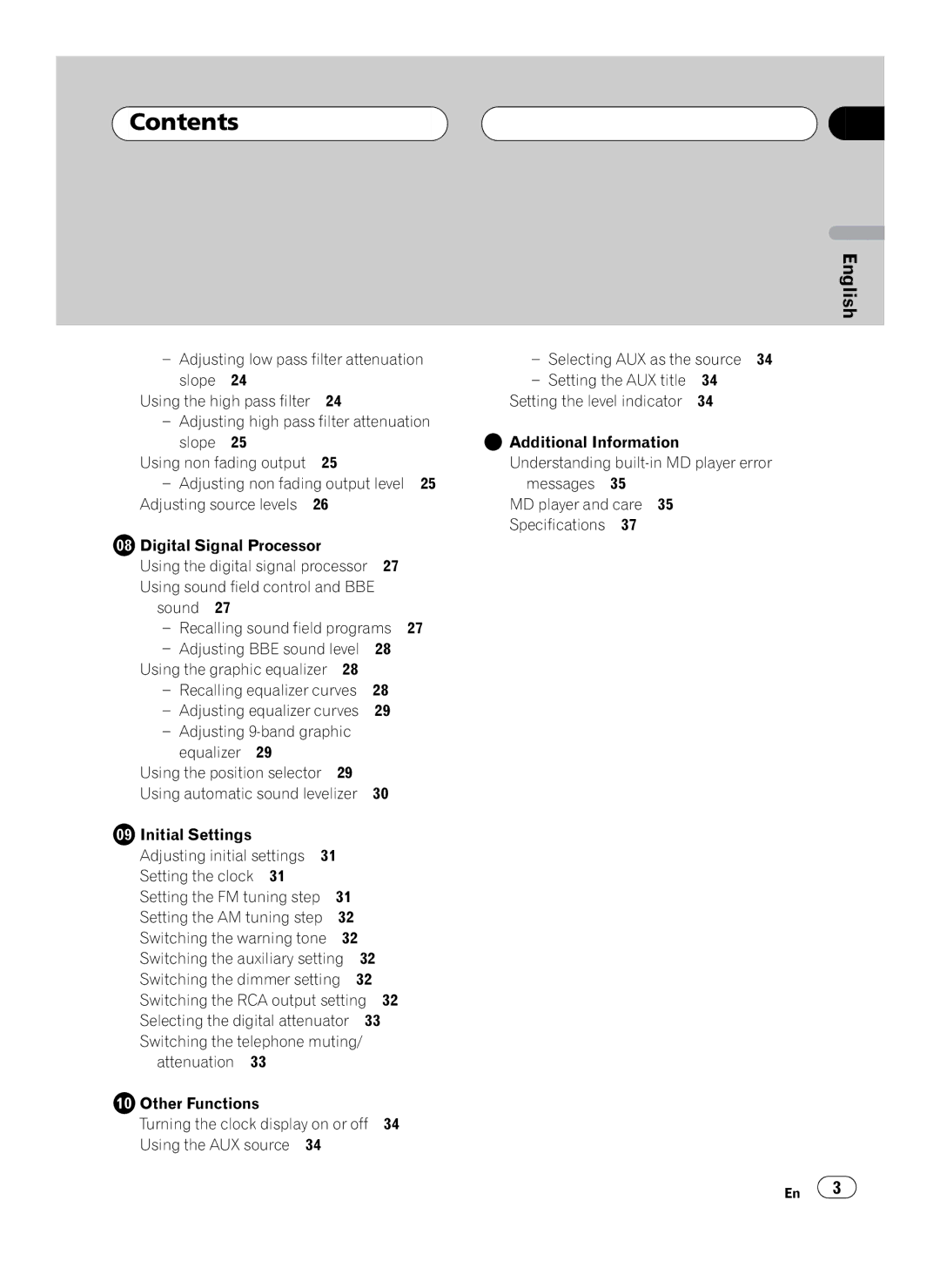 Pioneer MEH-P6550 operation manual 