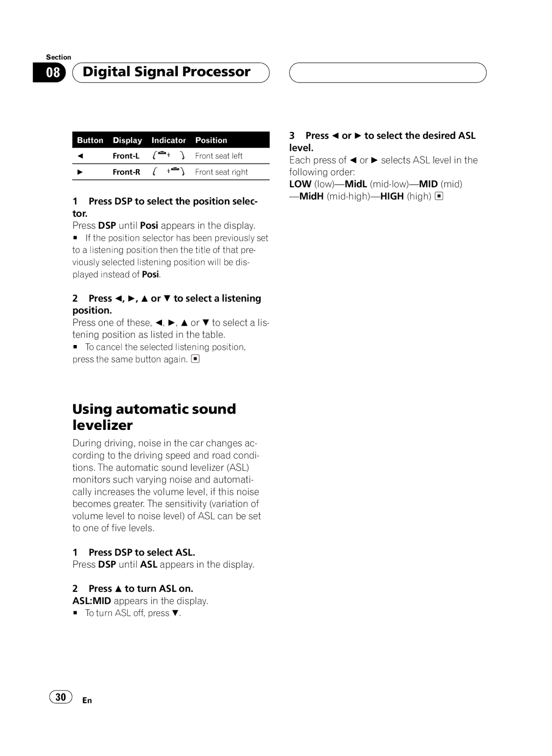 Pioneer MEH-P6550 operation manual 