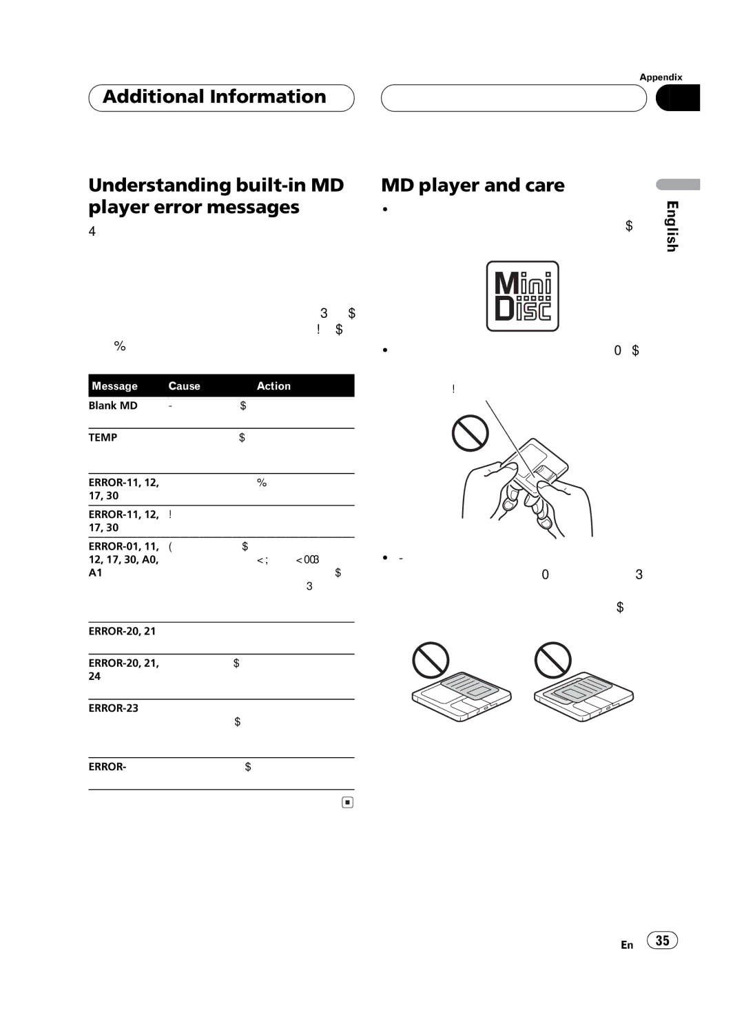 Pioneer MEH-P6550 operation manual 