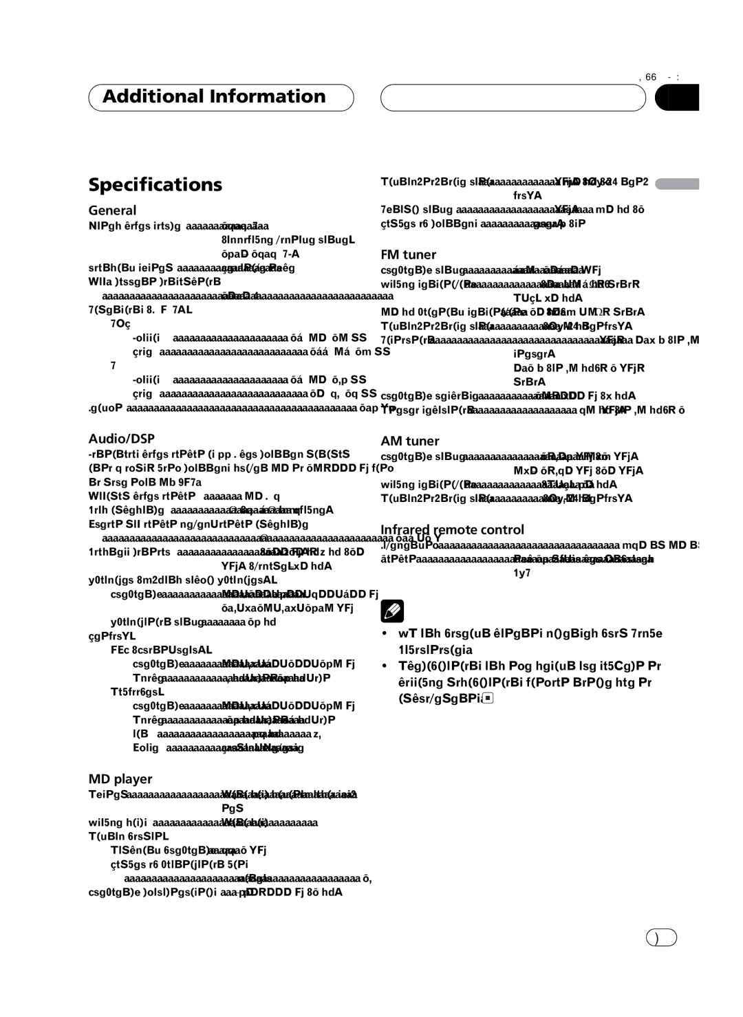 Pioneer MEH-P6550 operation manual 