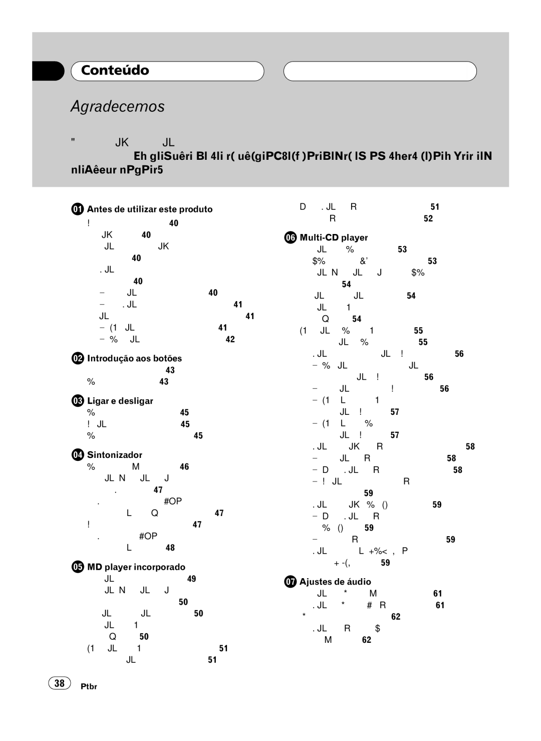 Pioneer MEH-P6550 operation manual 