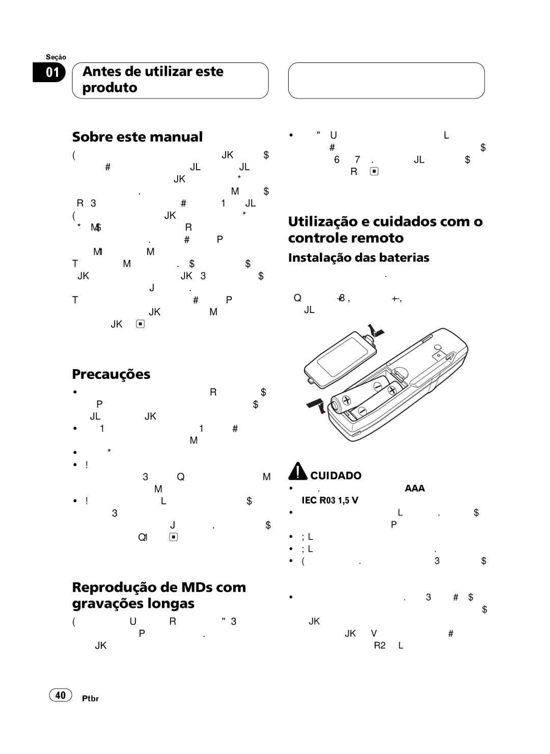 Pioneer MEH-P6550 operation manual 