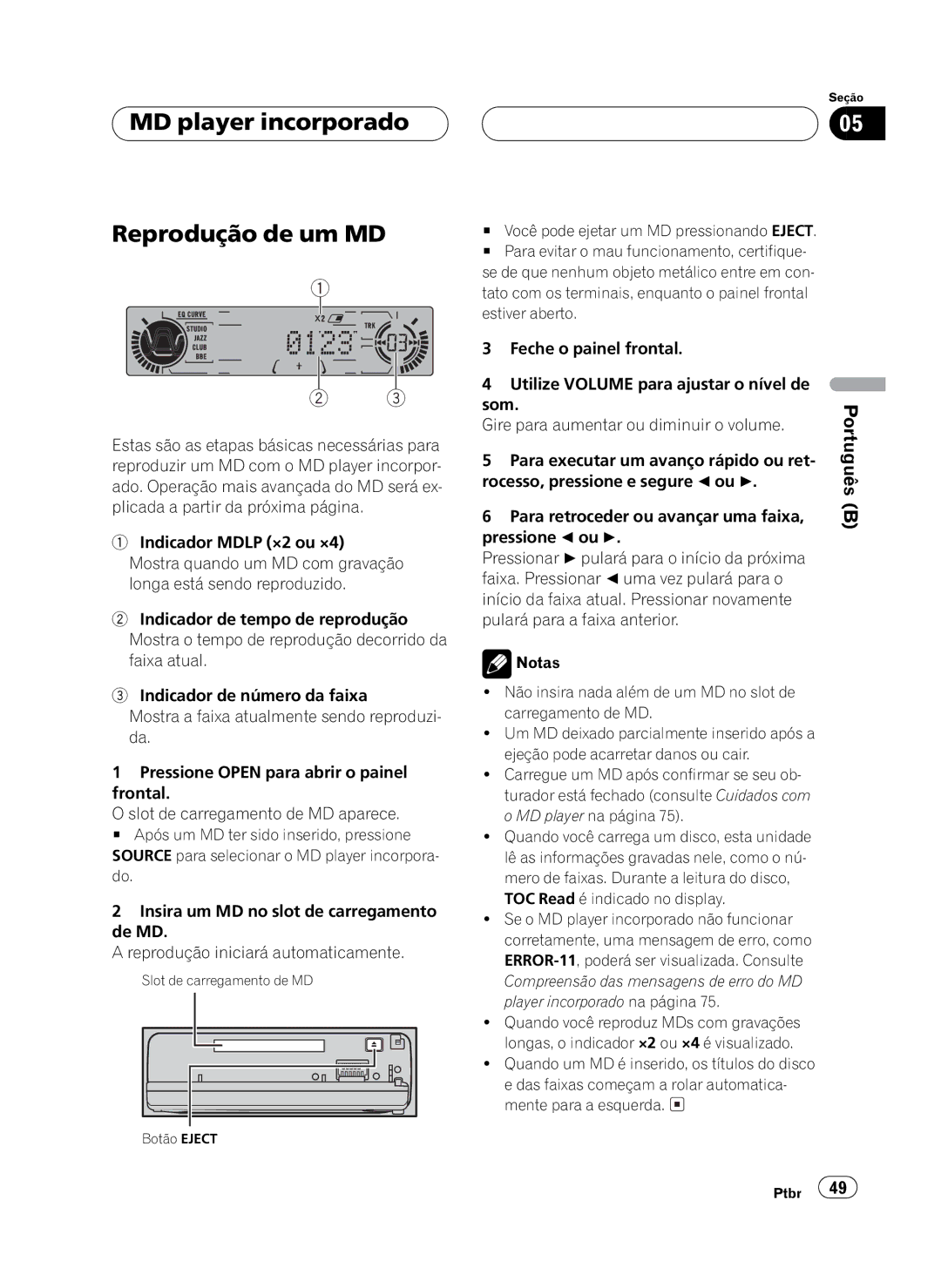 Pioneer MEH-P6550 operation manual 