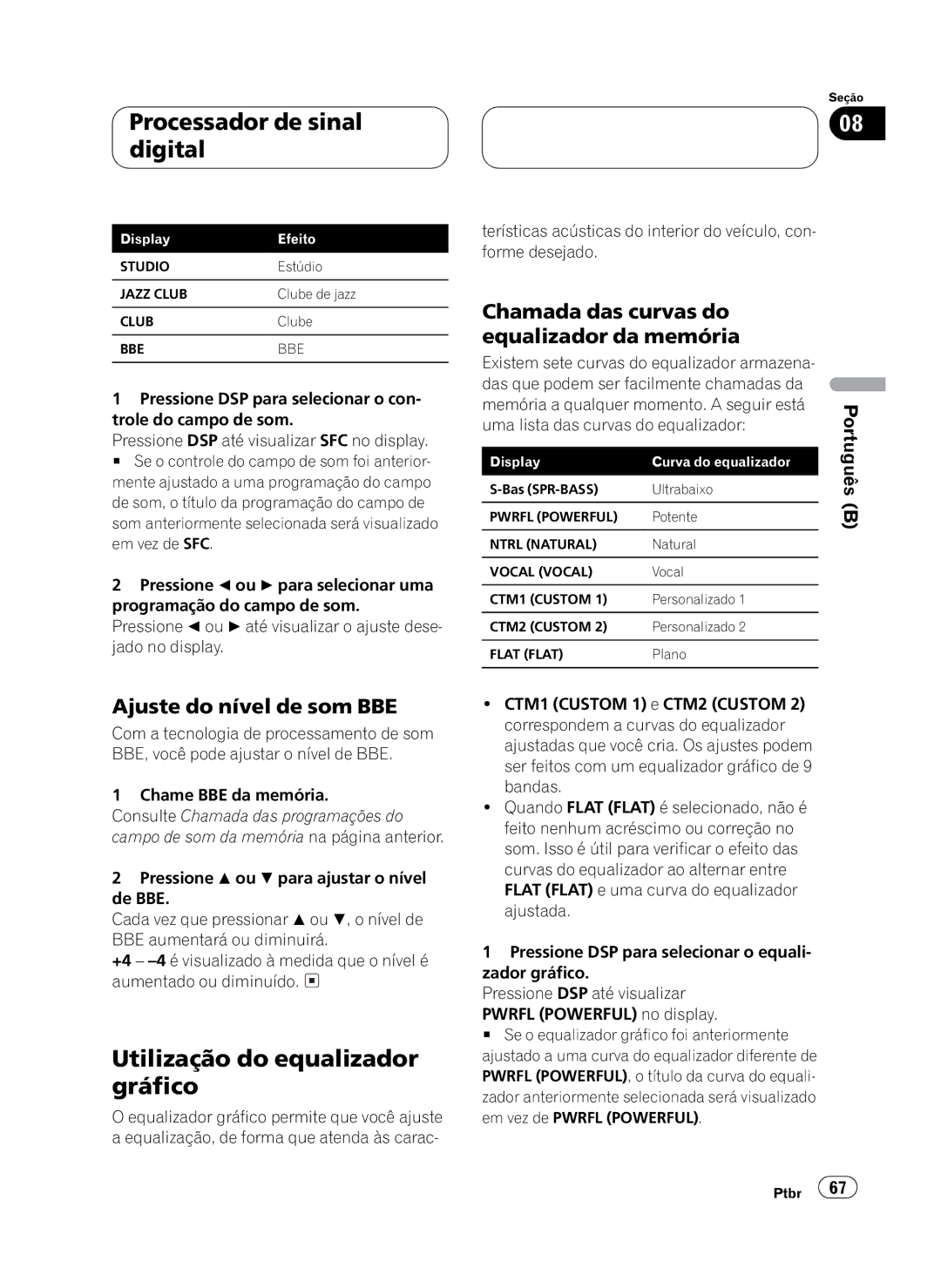 Pioneer MEH-P6550 operation manual 