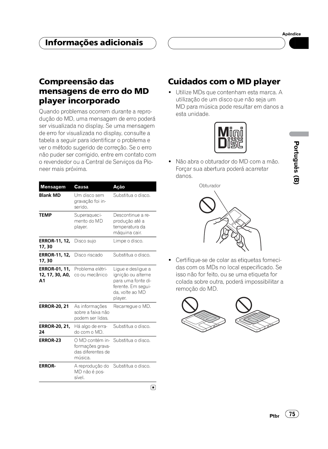 Pioneer MEH-P6550 operation manual 