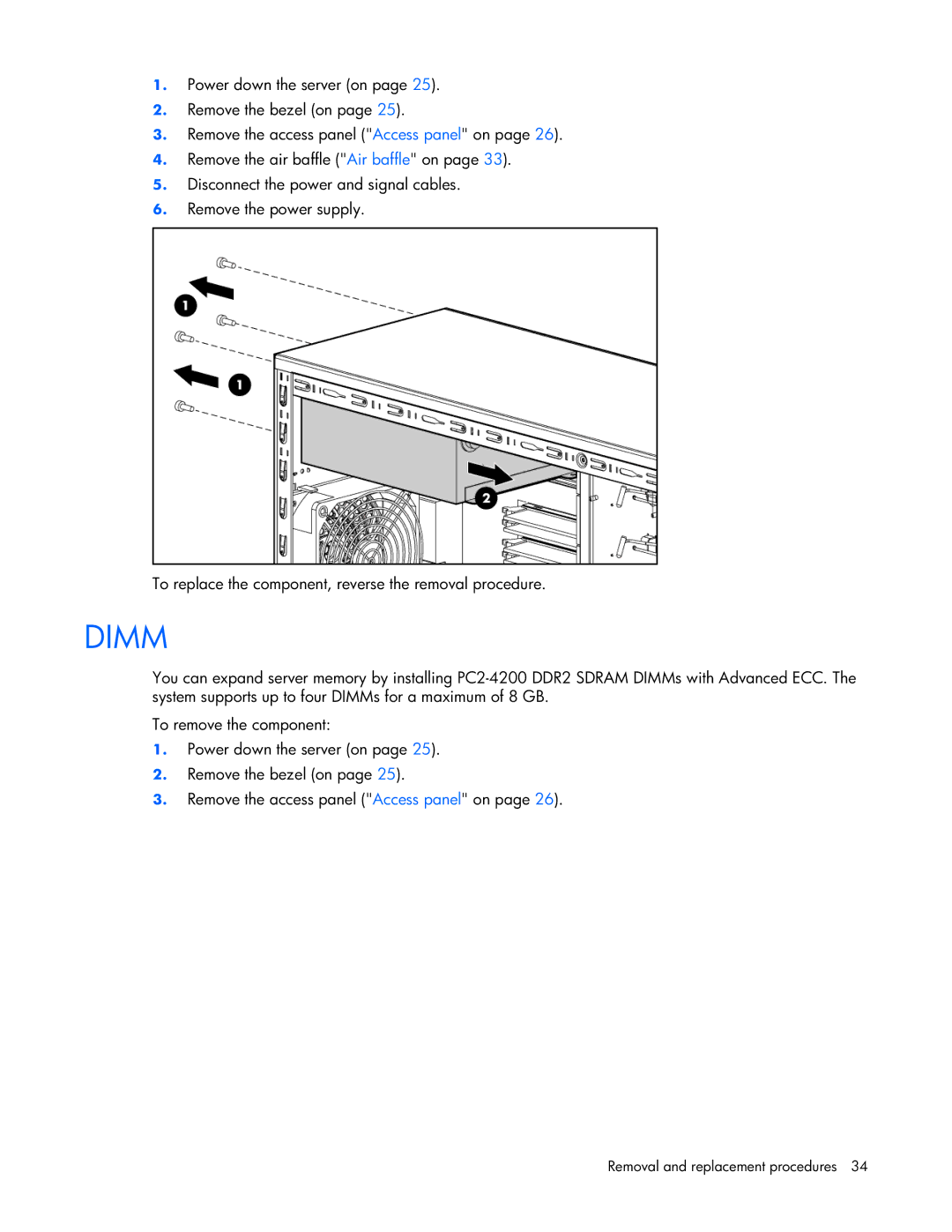 Pioneer ML310 manual Dimm 