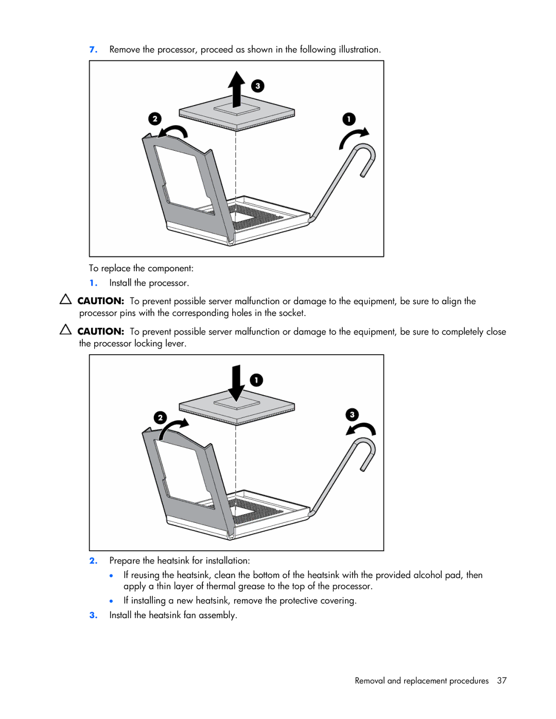 Pioneer ML310 manual Removal and replacement procedures 