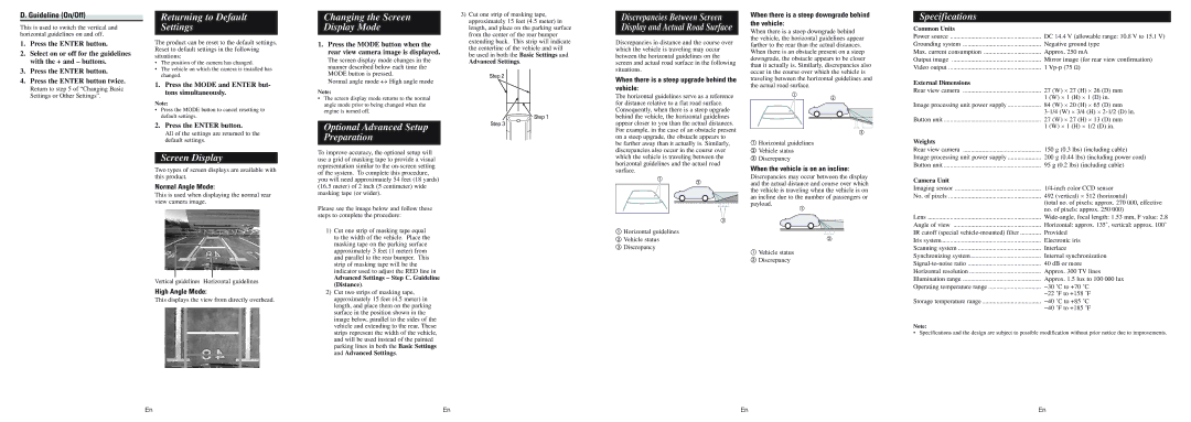 Pioneer NDBC20PA Returning to Default Settings, Changing the Screen Display Mode, Optional Advanced Setup Preparation 