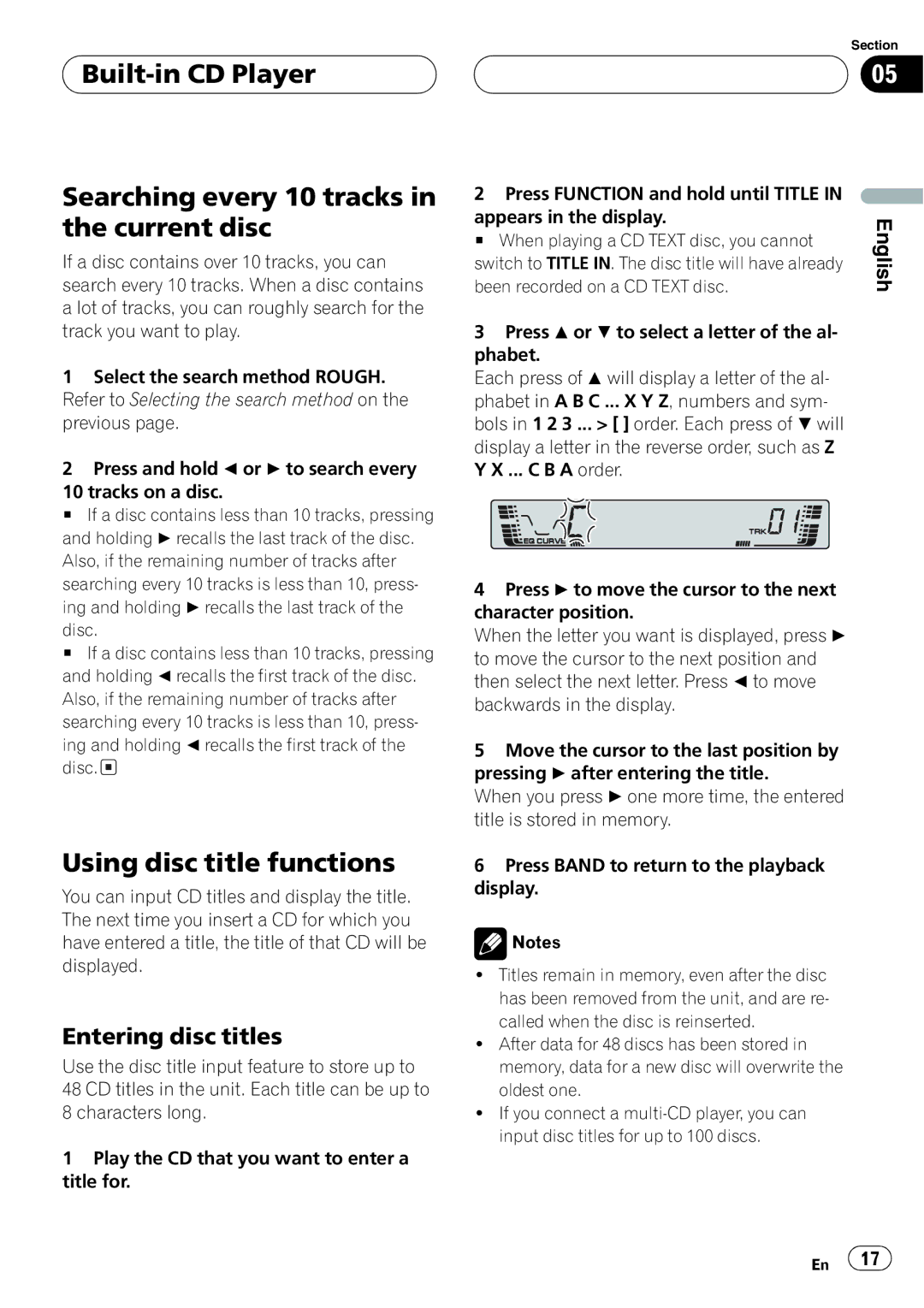 Pioneer P3700MP operation manual 