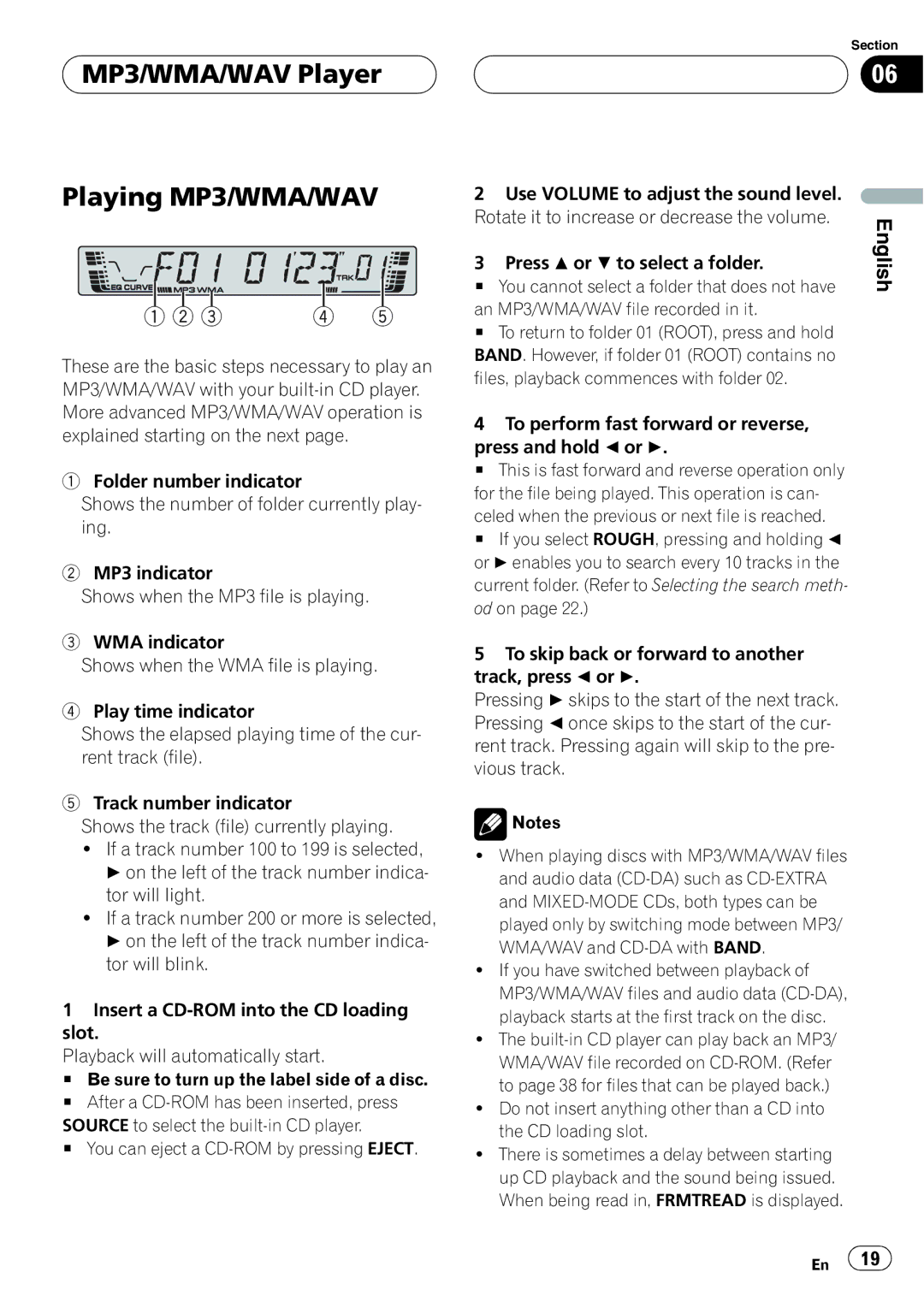 Pioneer P3700MP operation manual 