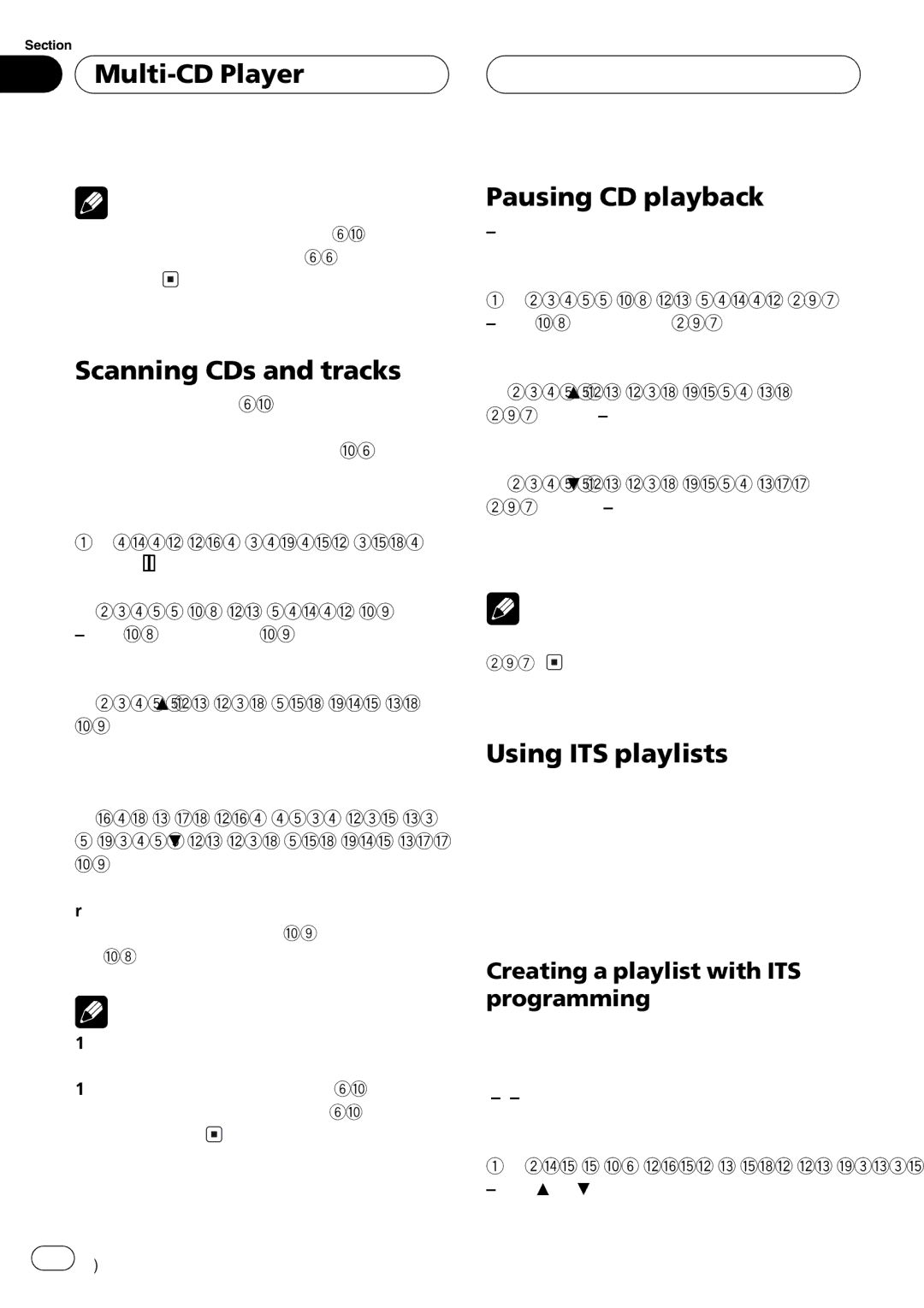 Pioneer P3700MP operation manual 