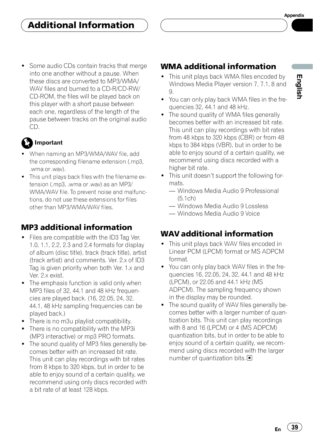 Pioneer P3700MP operation manual 