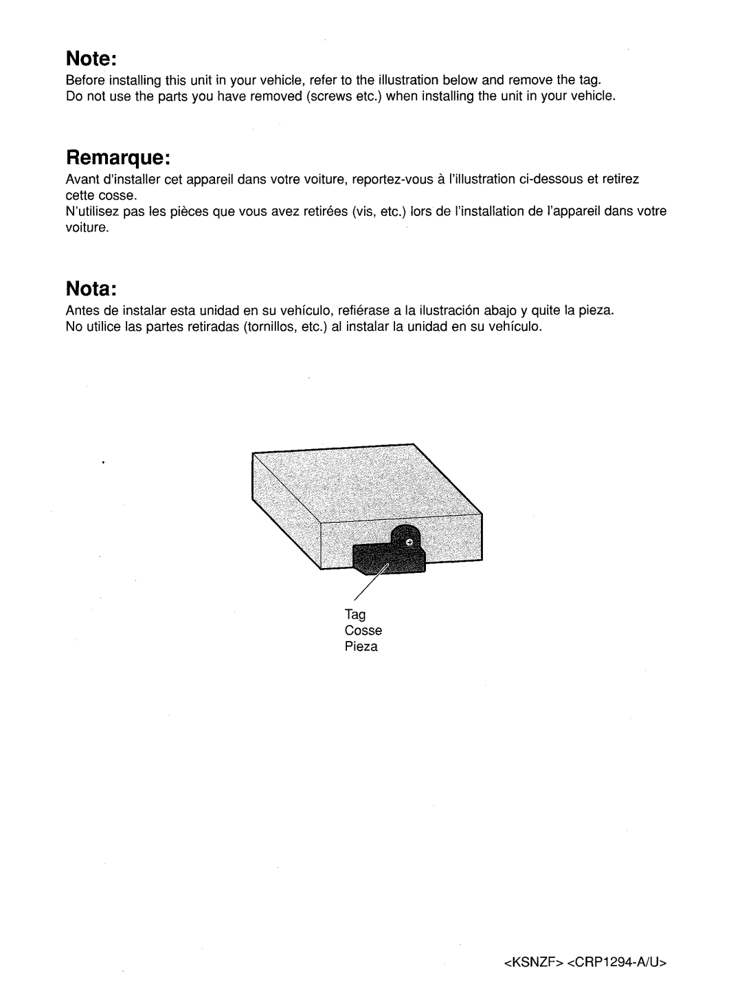 Pioneer P3700MP operation manual 