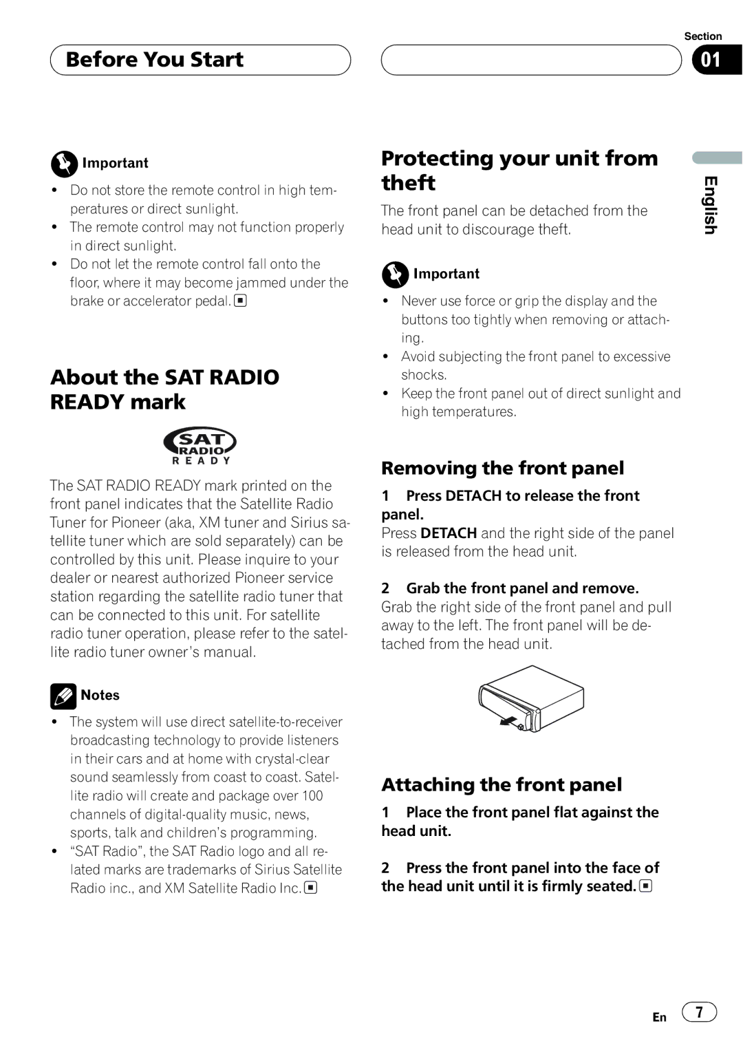 Pioneer P3700MP operation manual 