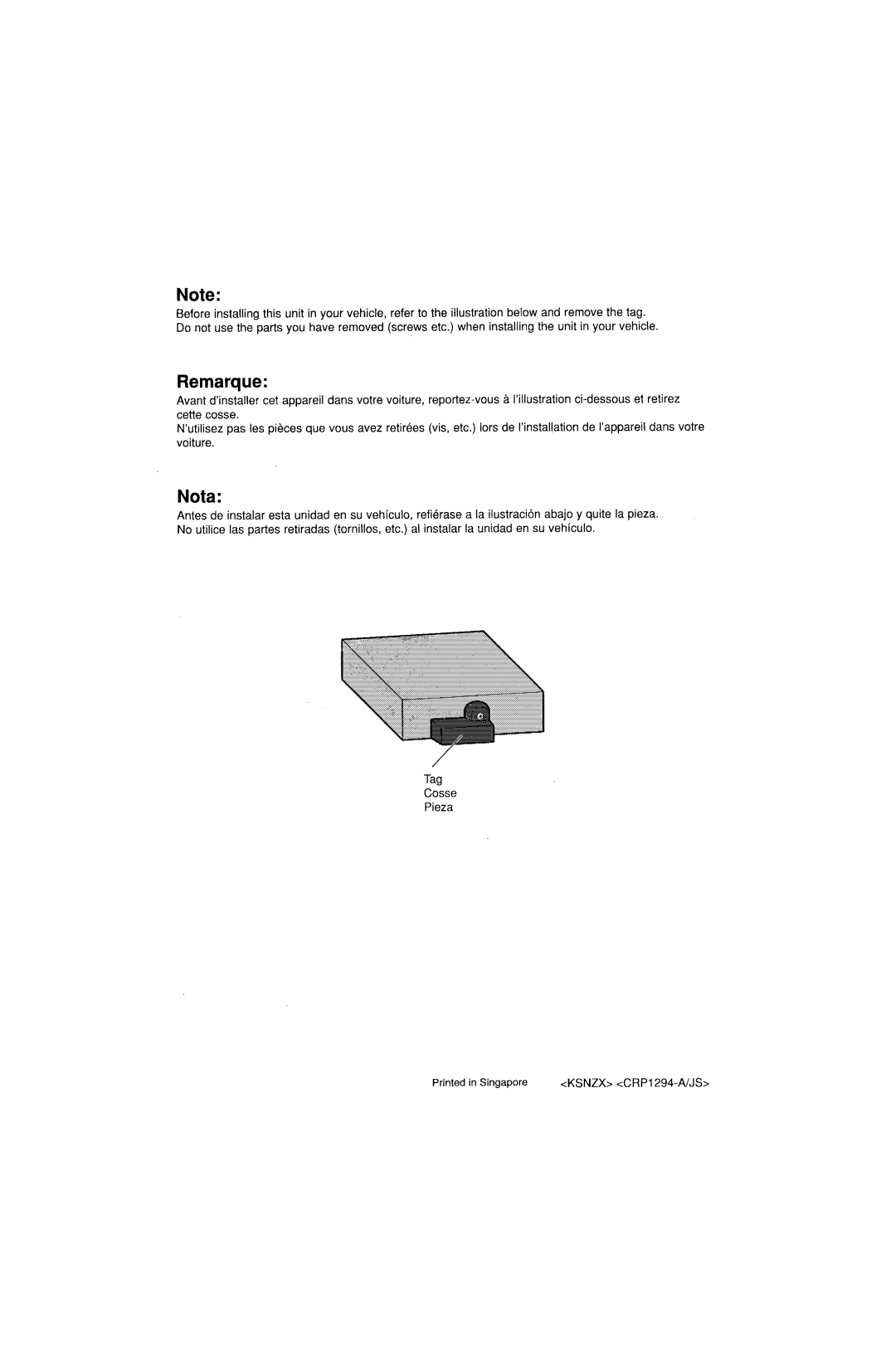 Pioneer P4500MP operation manual 