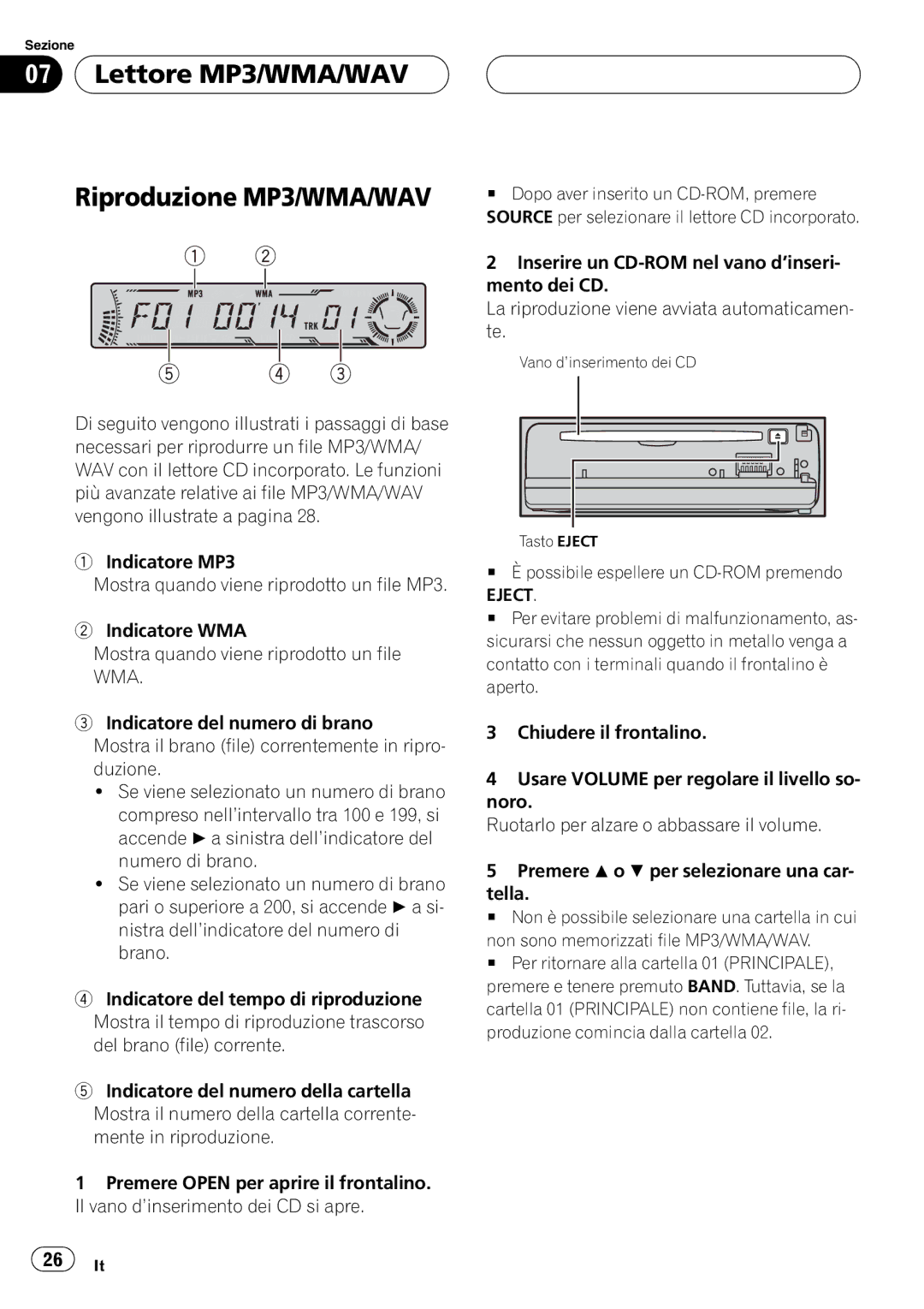 Pioneer P5800MP operation manual 