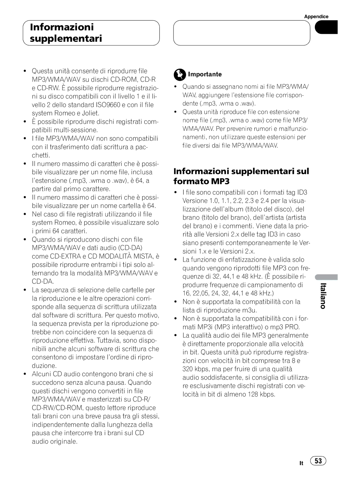 Pioneer P5800MP operation manual 