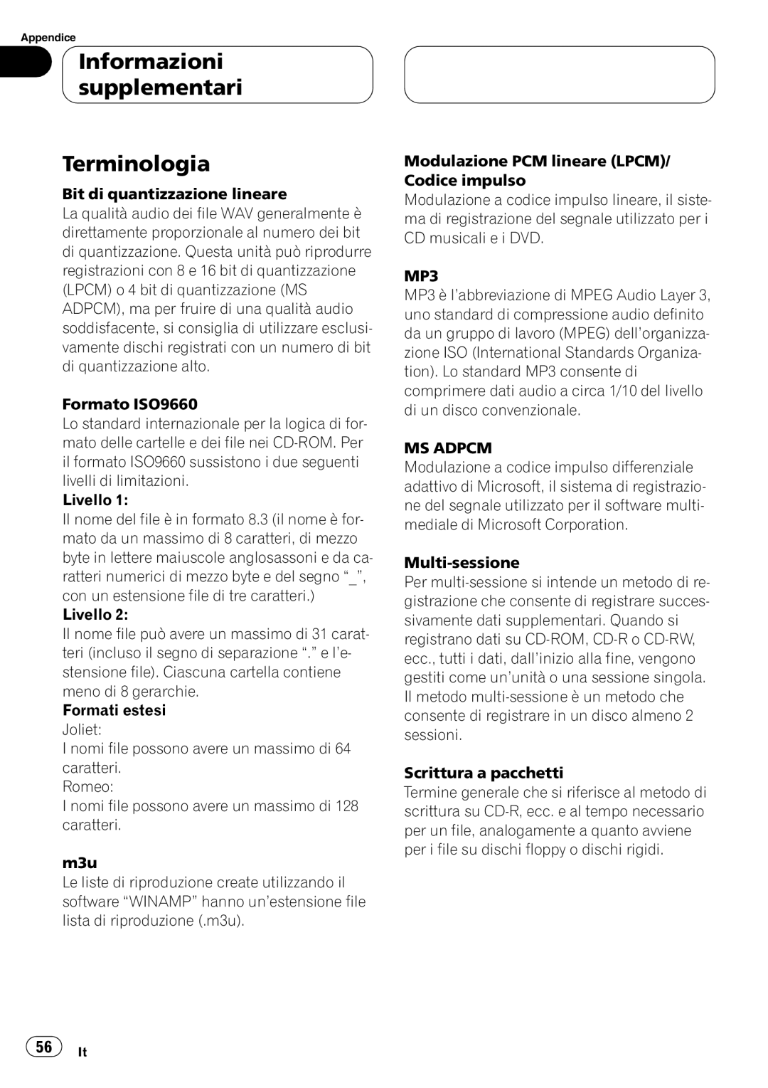 Pioneer P5800MP operation manual 