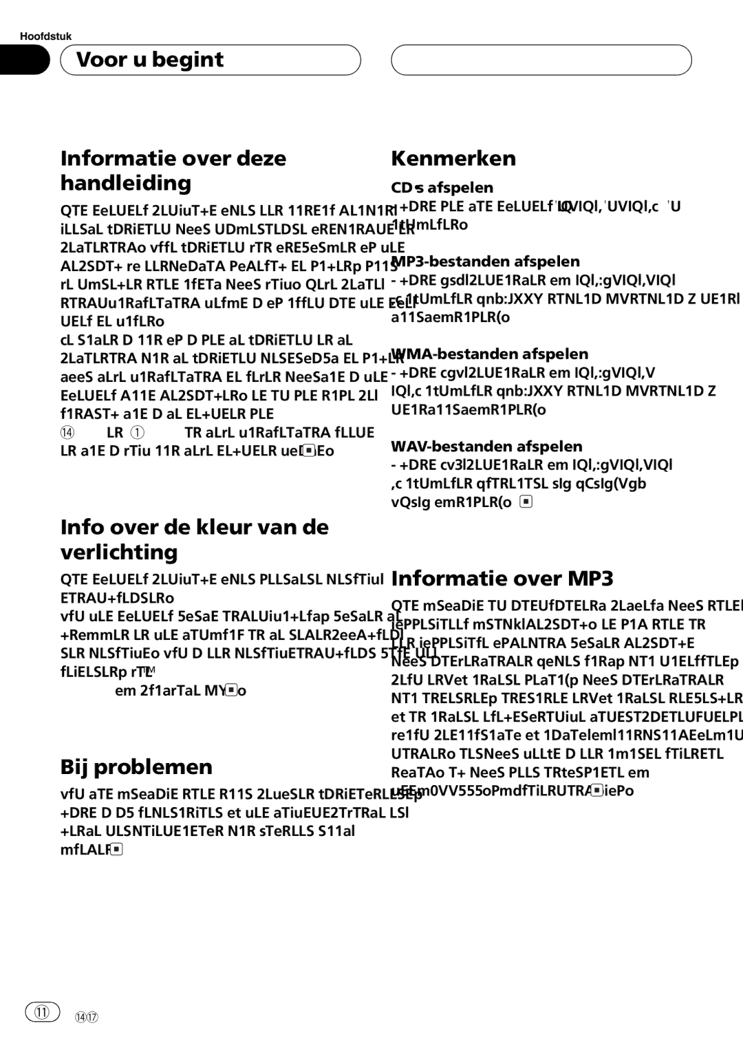 Pioneer P5800MP operation manual 