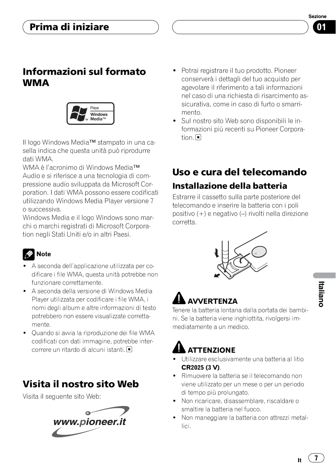 Pioneer P5800MP operation manual 