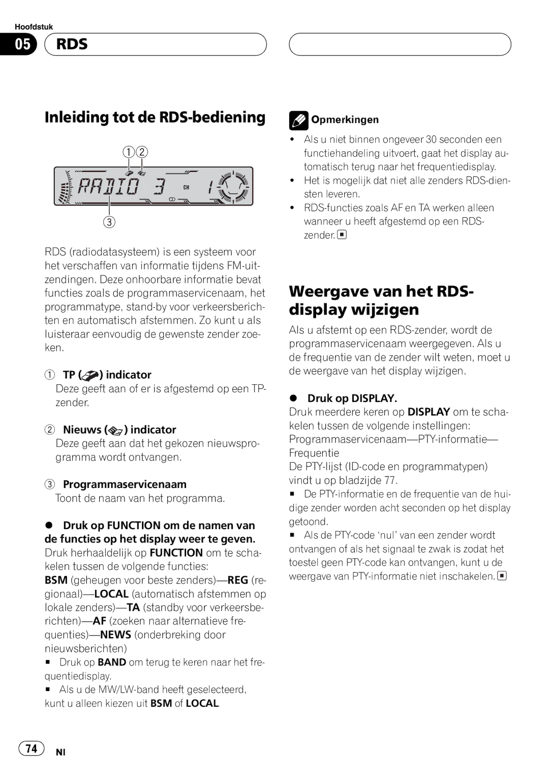 Pioneer P5800MP operation manual 