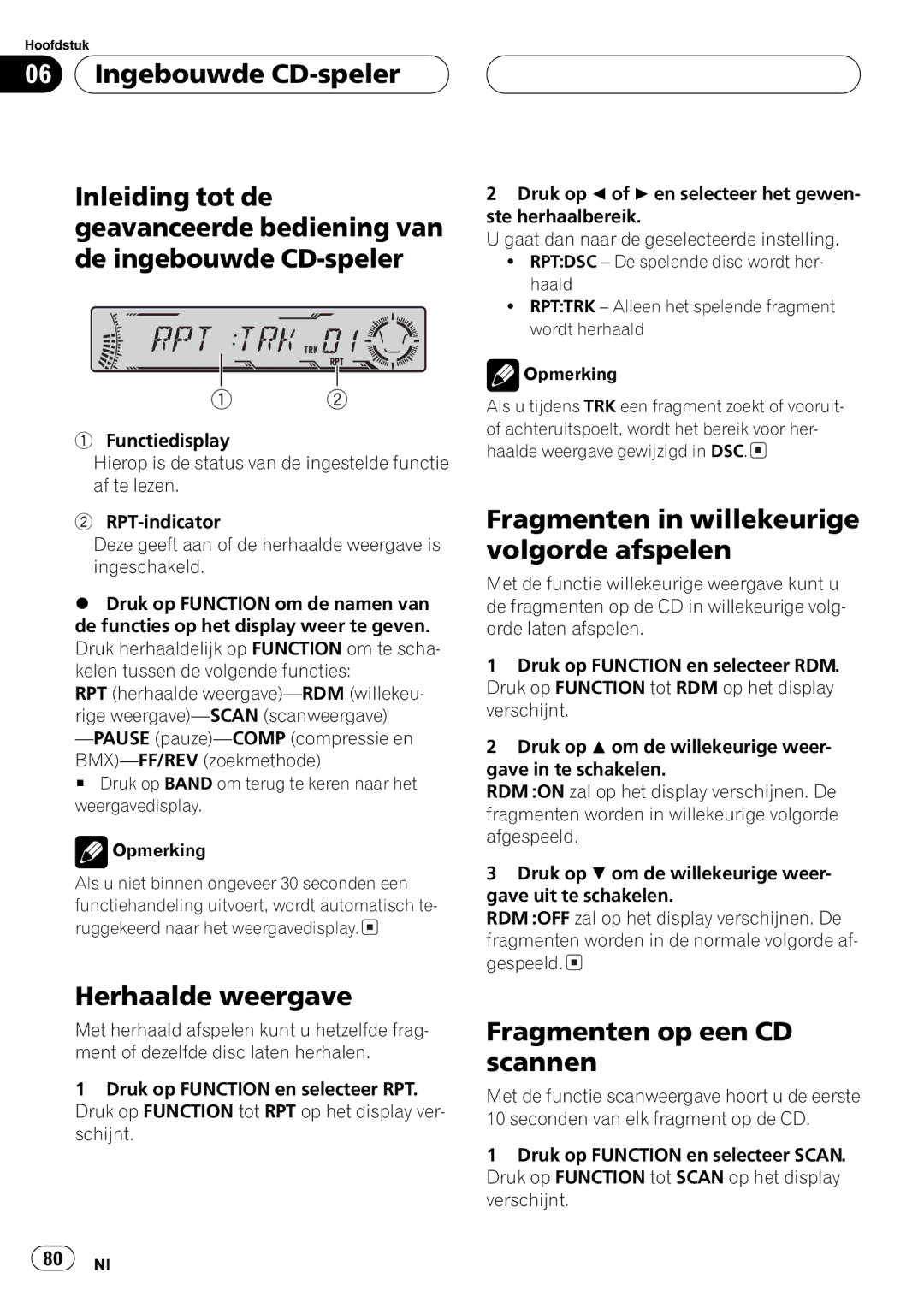 Pioneer P5800MP operation manual 