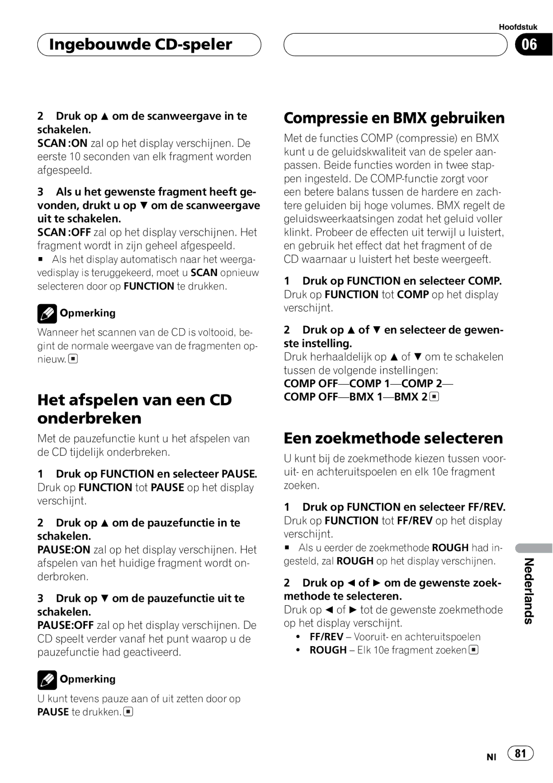 Pioneer P5800MP operation manual 