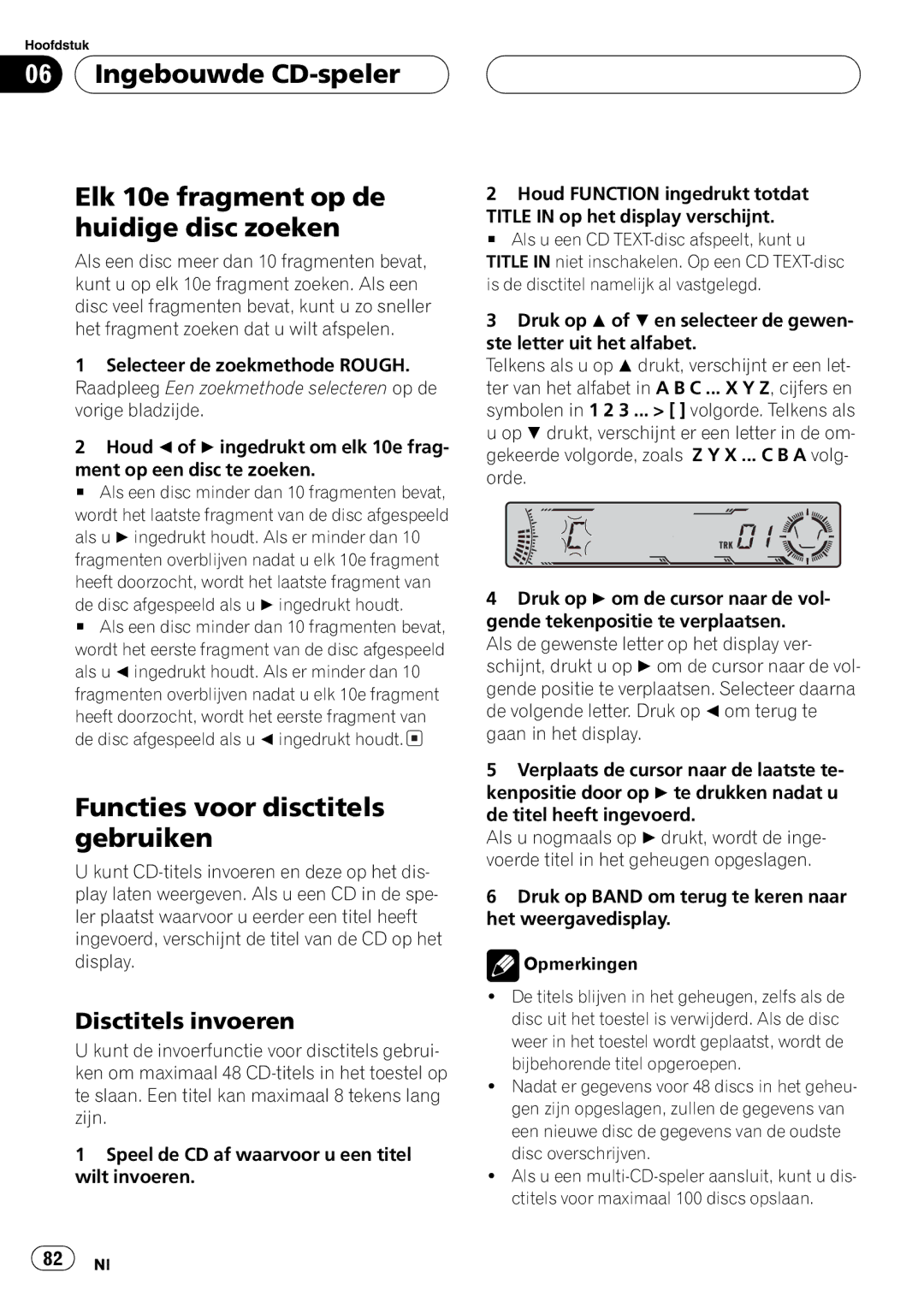 Pioneer P5800MP operation manual 